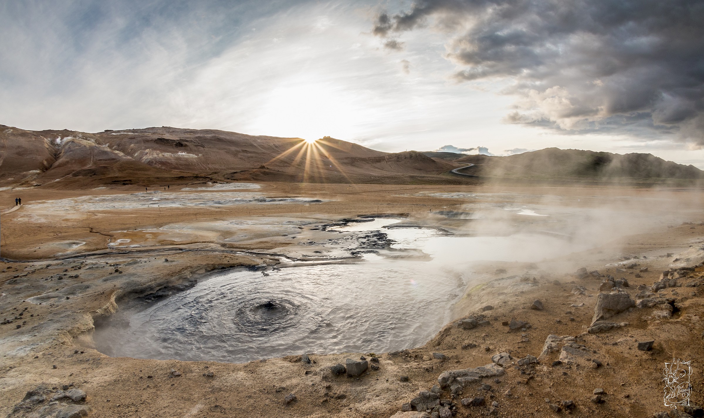 Boiling mud pits, Hverir, Iceland