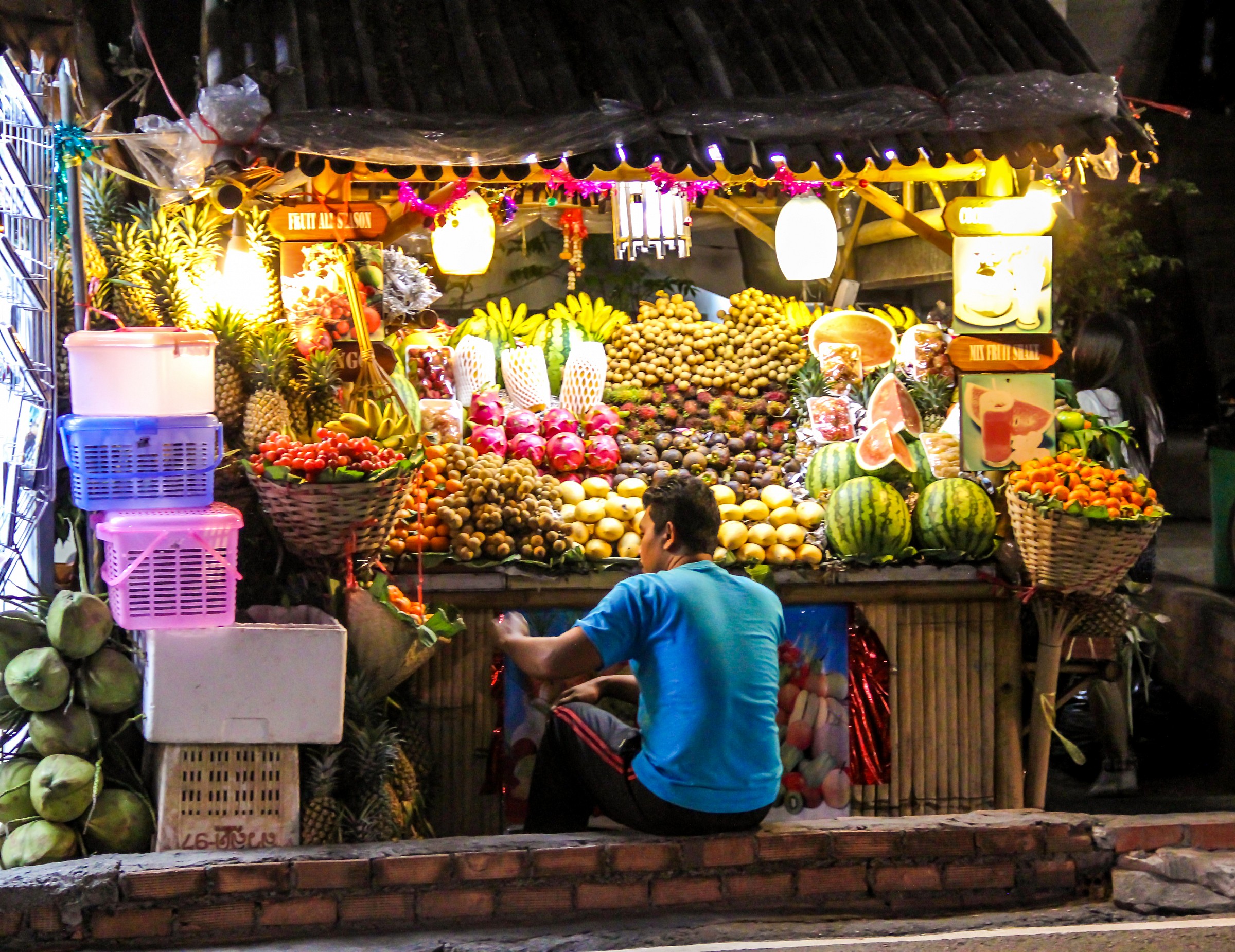Fruit stall in Thailand