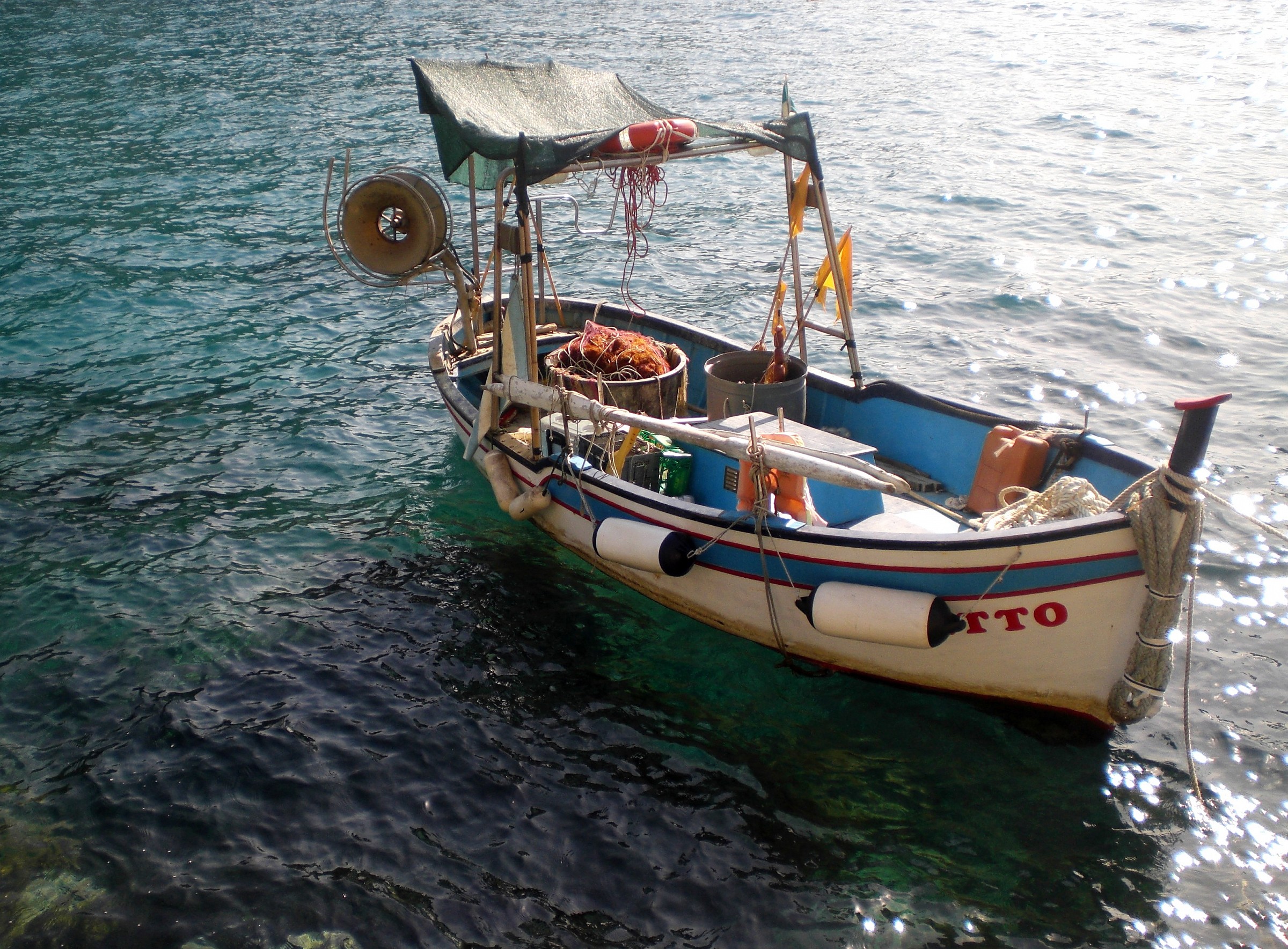 una barca pittoresca