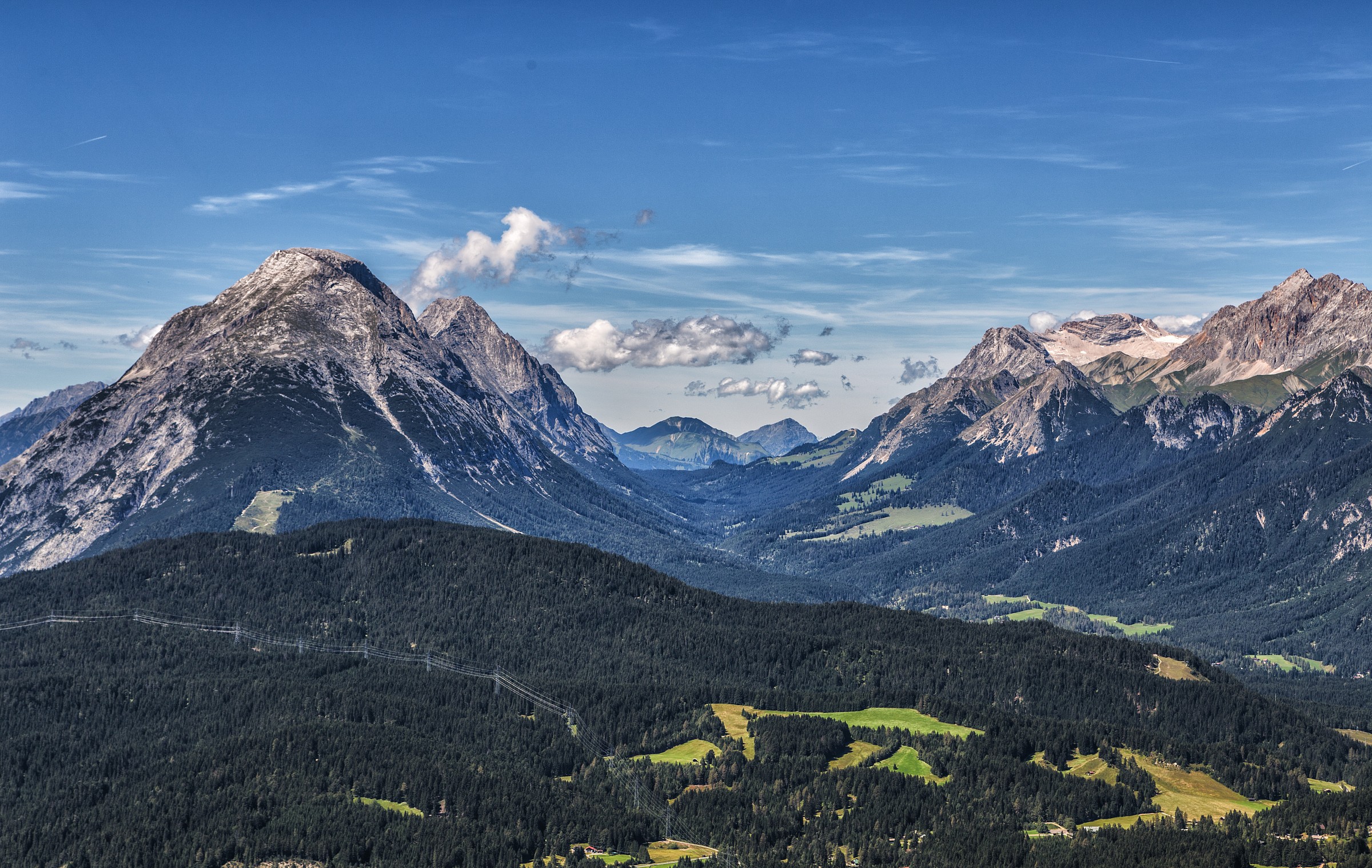 View from the refuge Rosshutte (Austria)