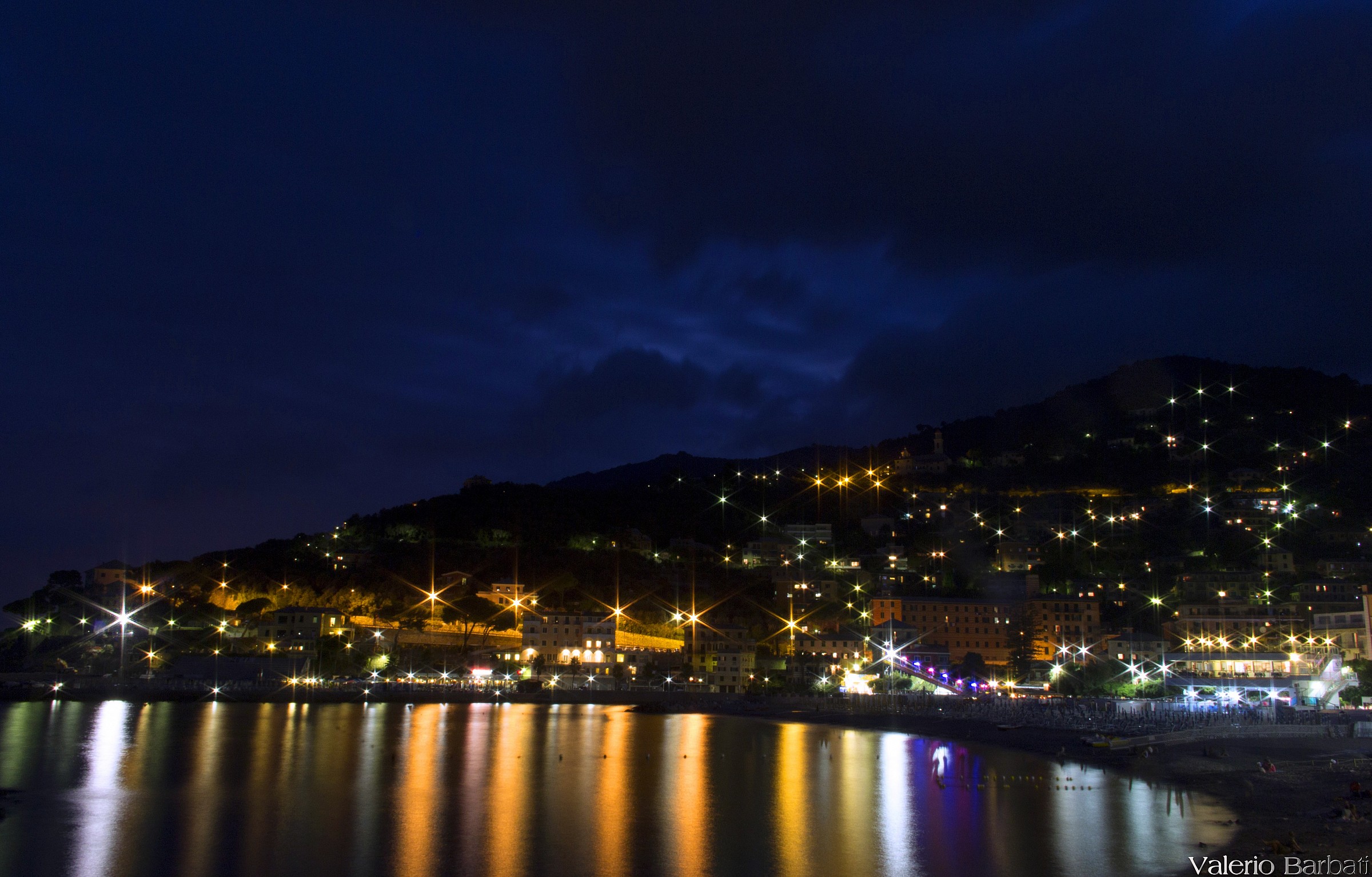 Gulf of Recco night