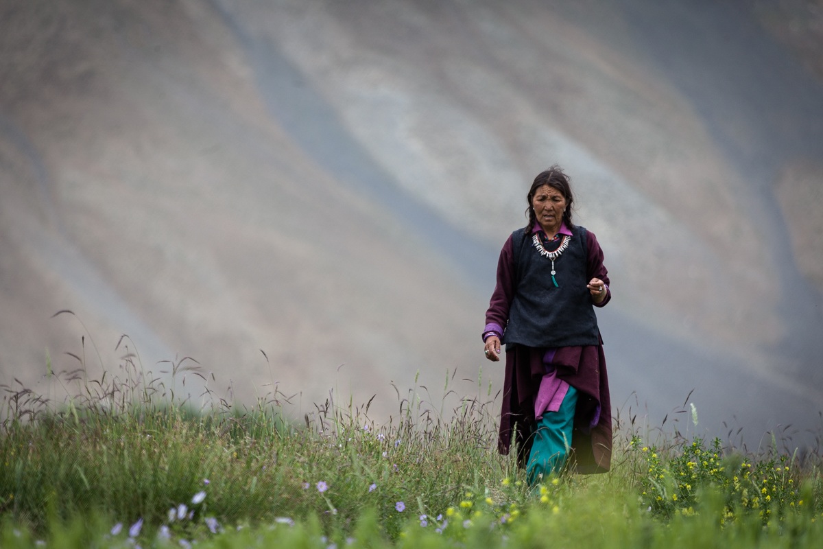peasant of the valley of Zanskar (Ladakh)