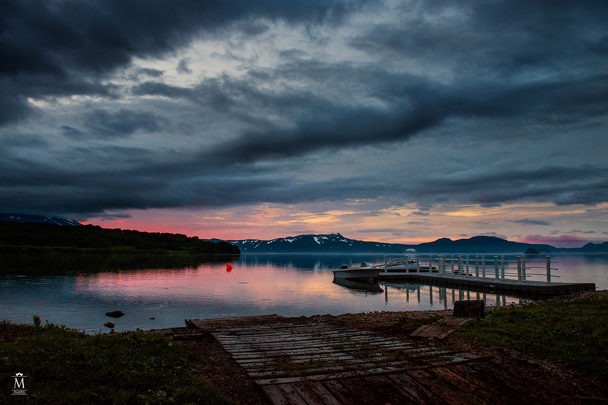 My Sunrise at Kuril Lake.