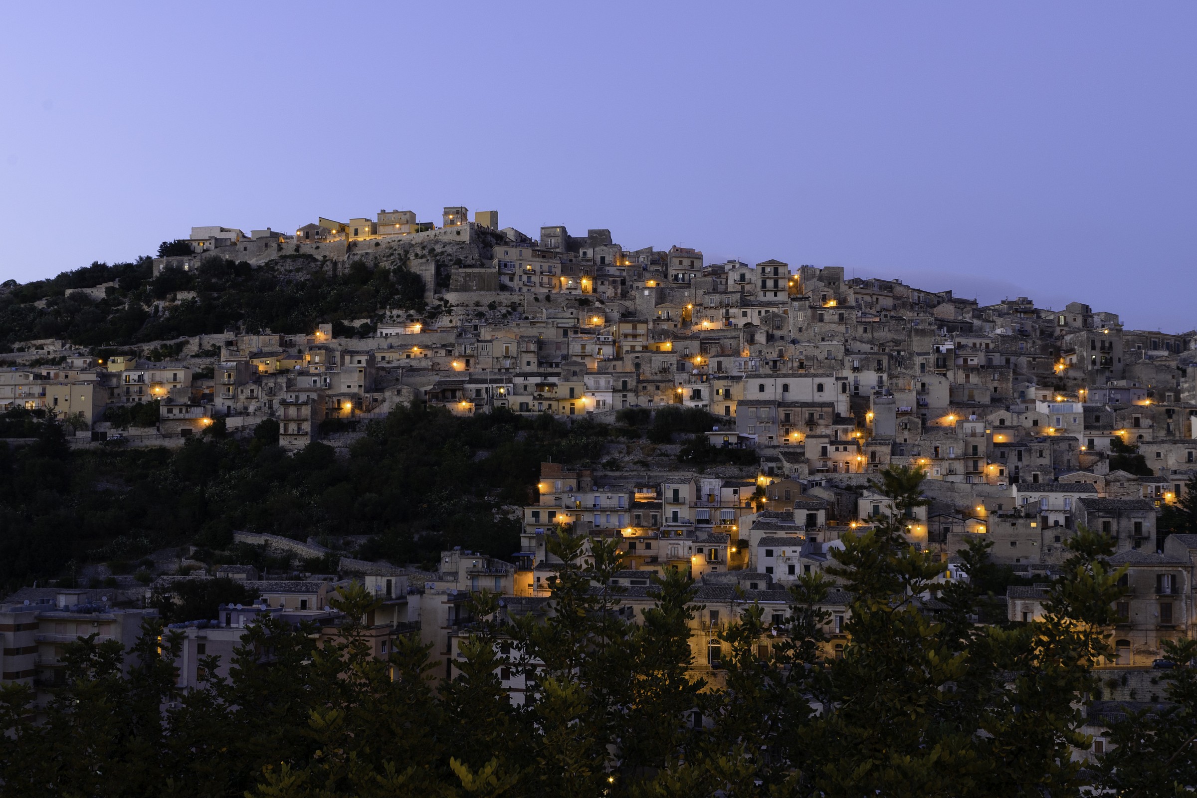 Modica Alta from the lookout