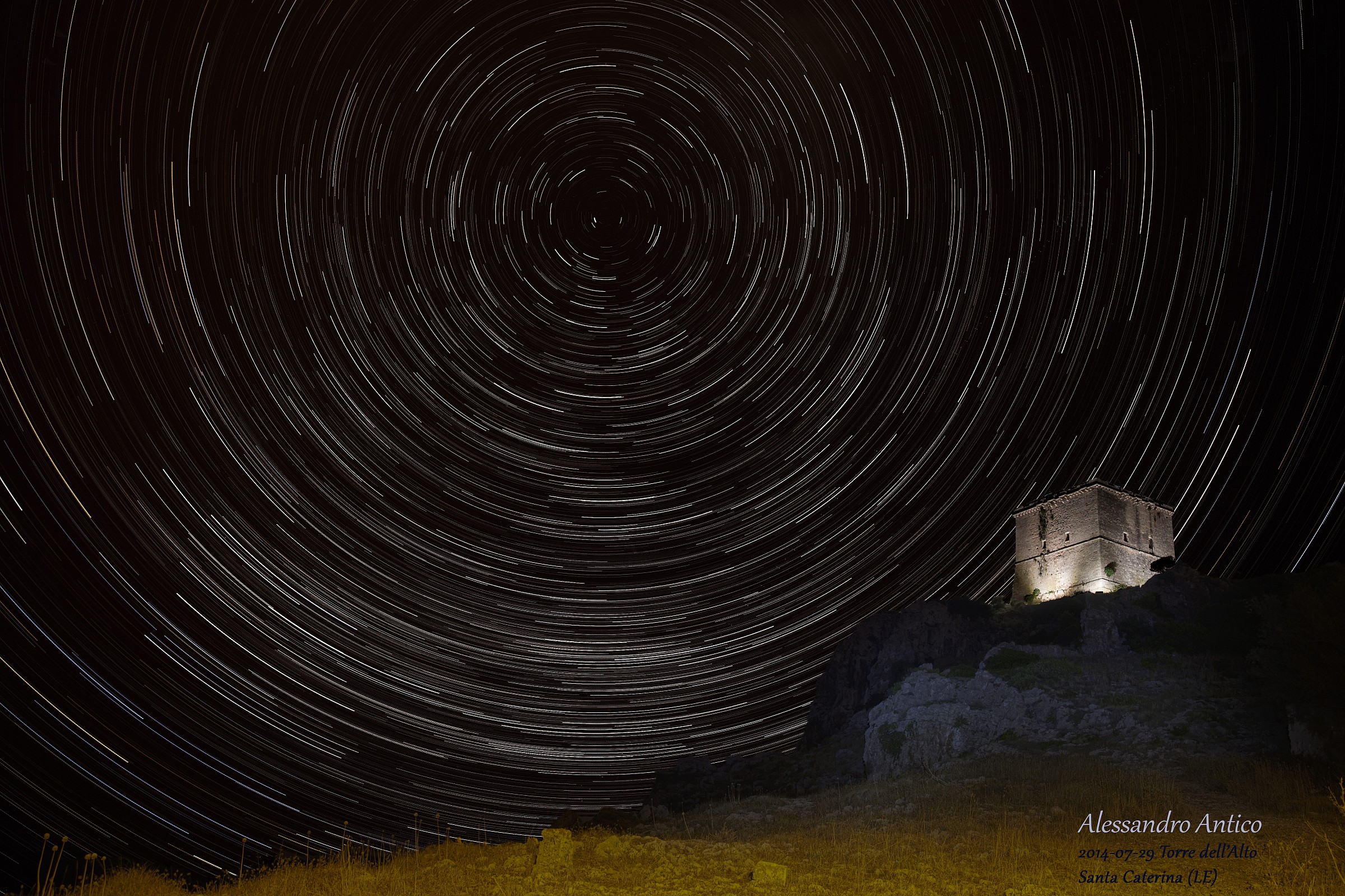Startrails Salento