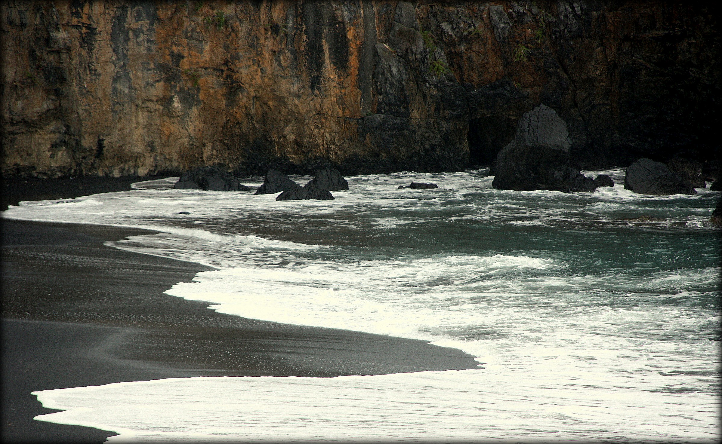 black beach