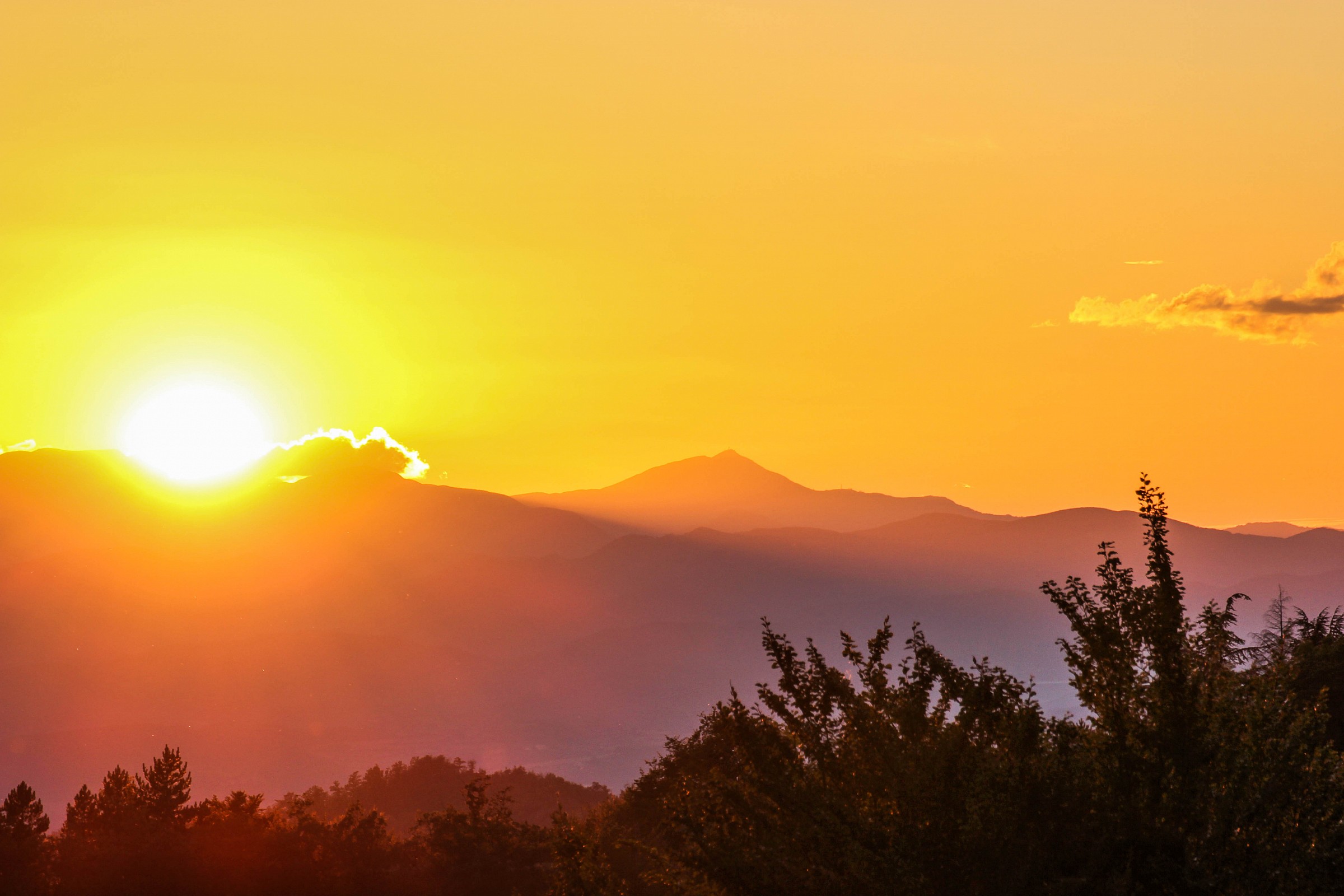 sunset from Massive wall
