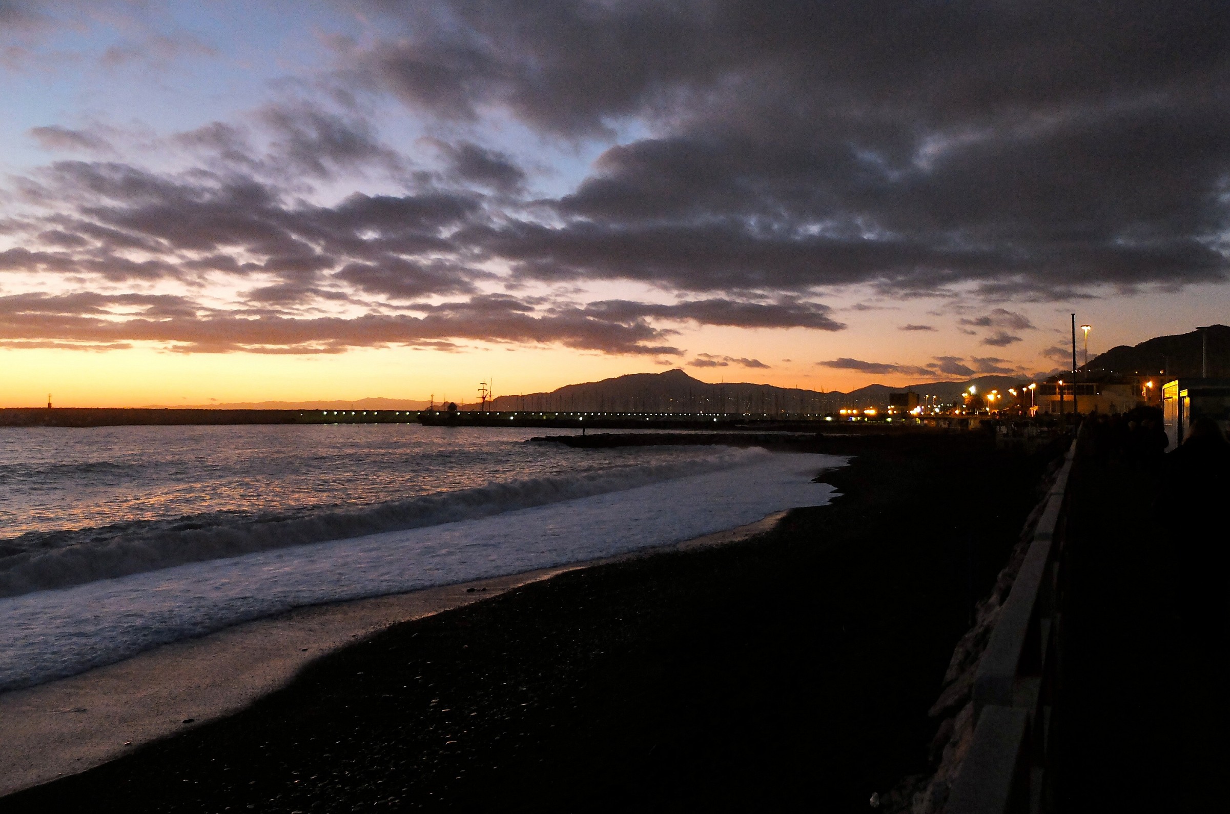 Sunset at the blackboard 1