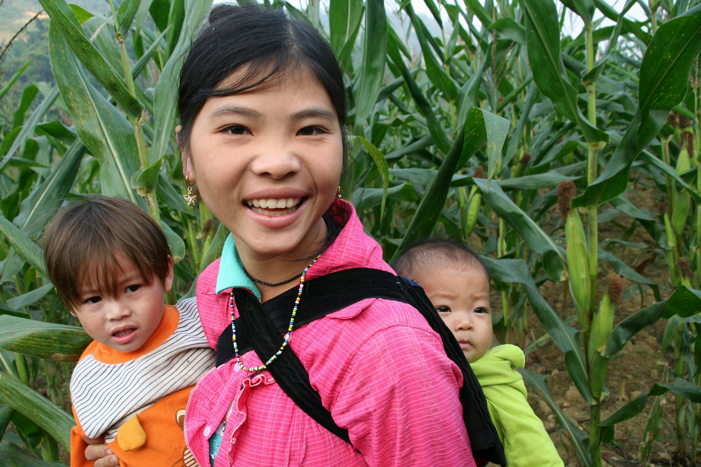 Vietnam Mamma con piccoli