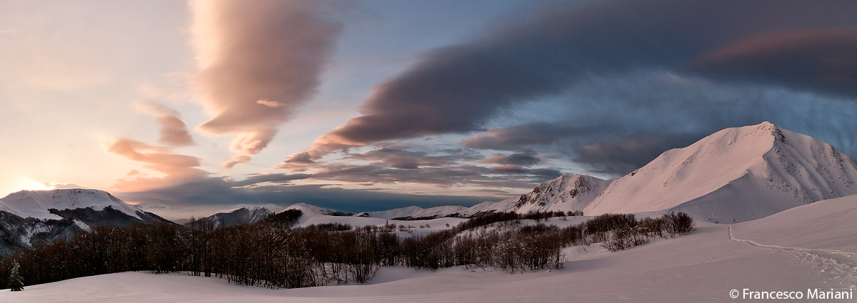 Alba invernale al Passo Lama Lite