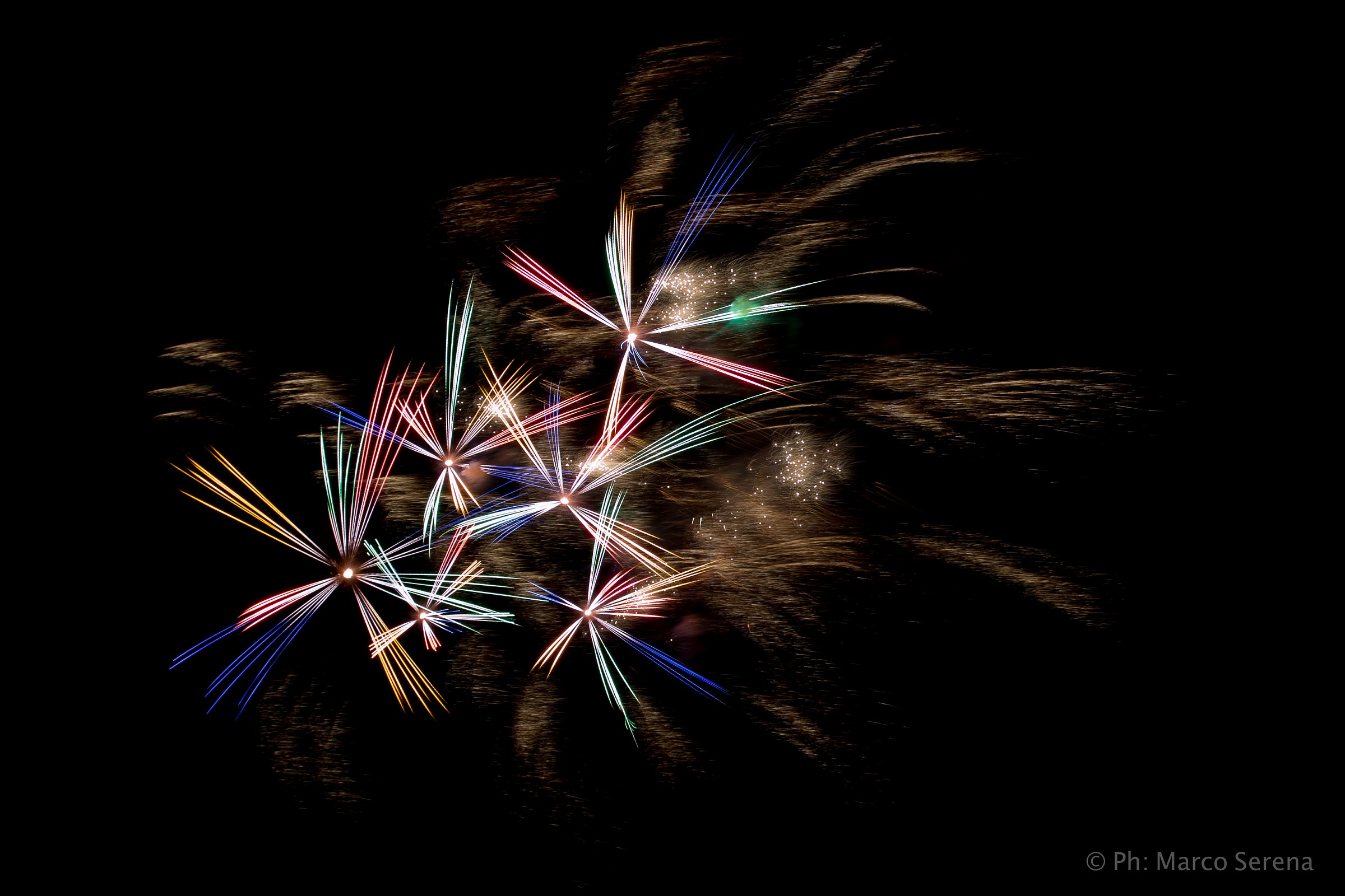 Fuochi d'artificio di ferragosto a Jesolo VE