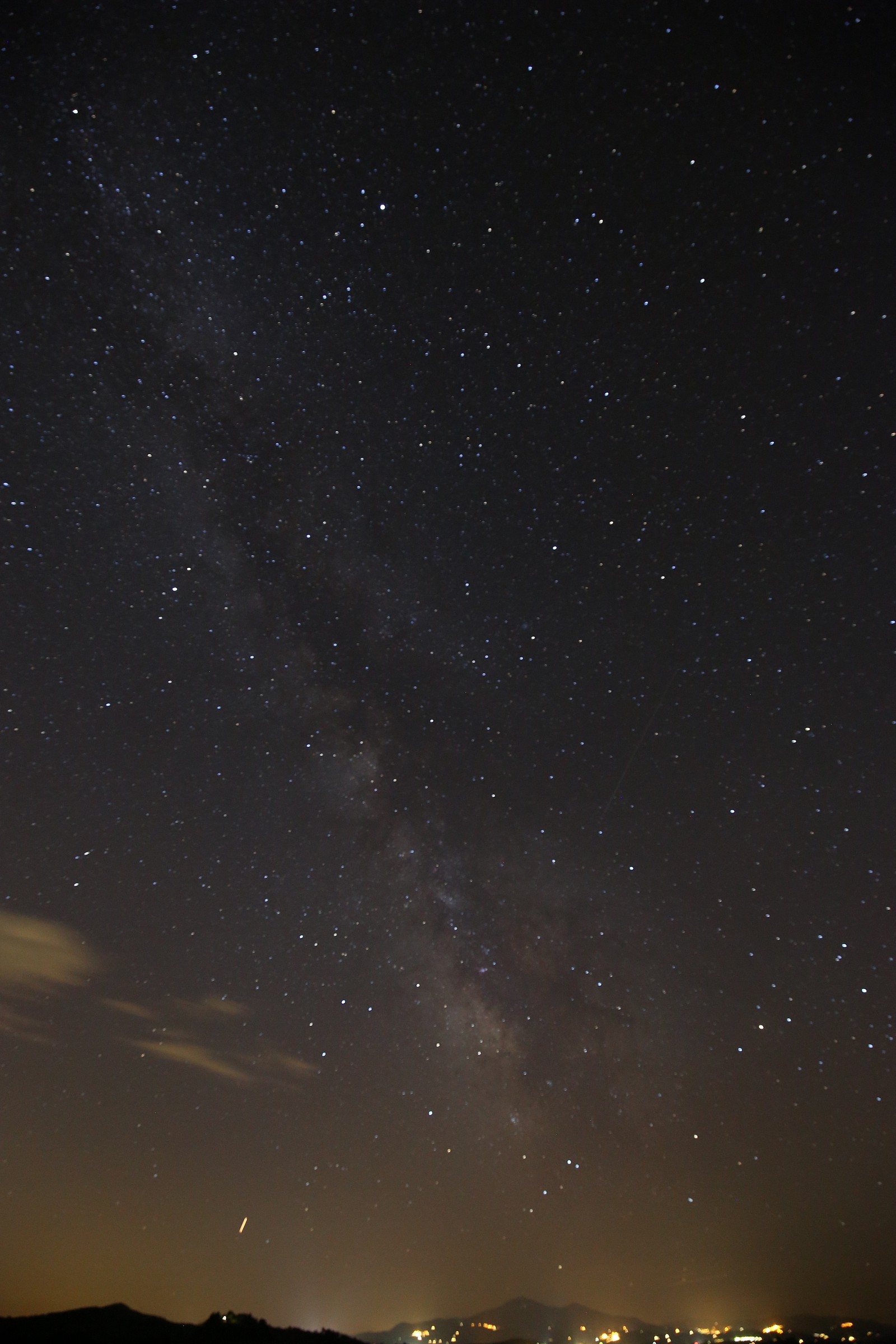 Milky way on Mount Amiata