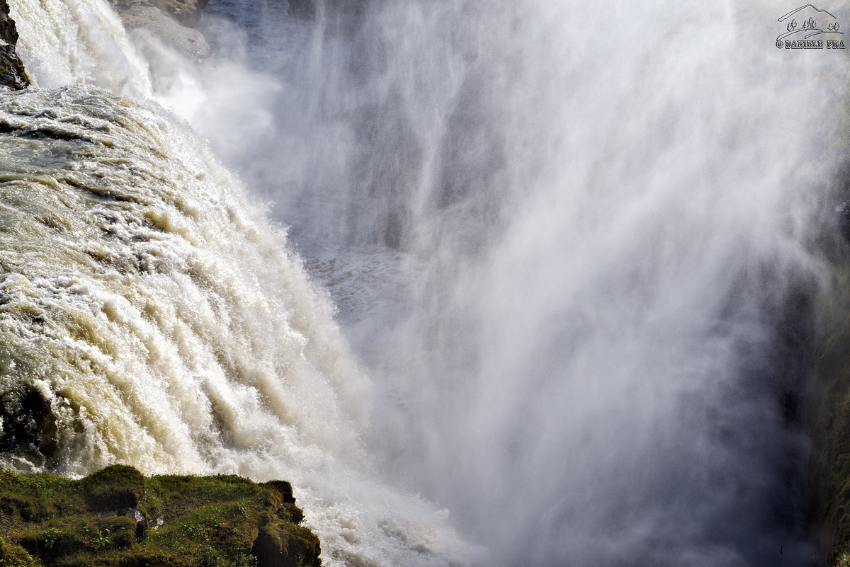 Gullfoss the Interior of the Gorge