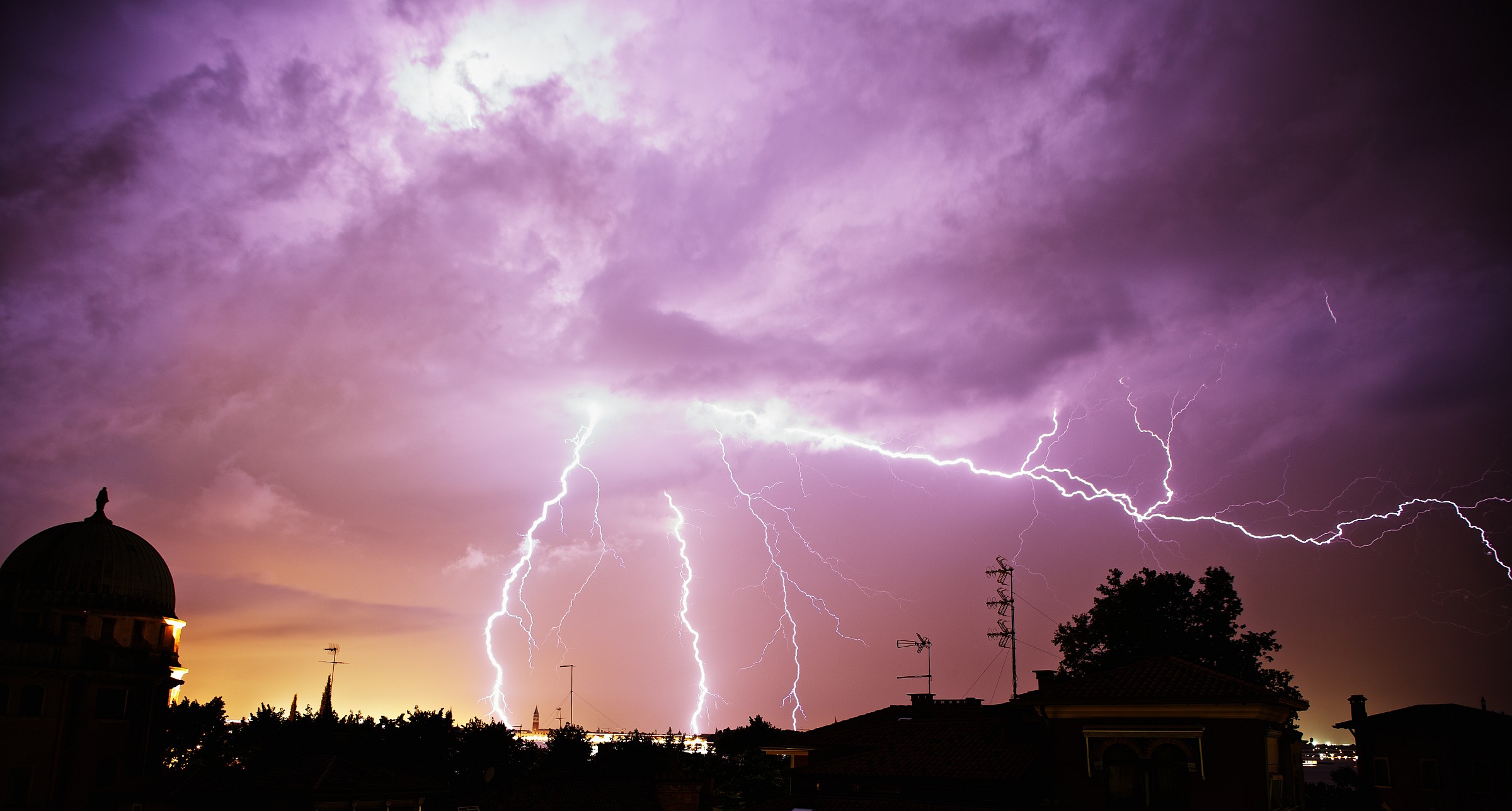 lightning storm in Venice II