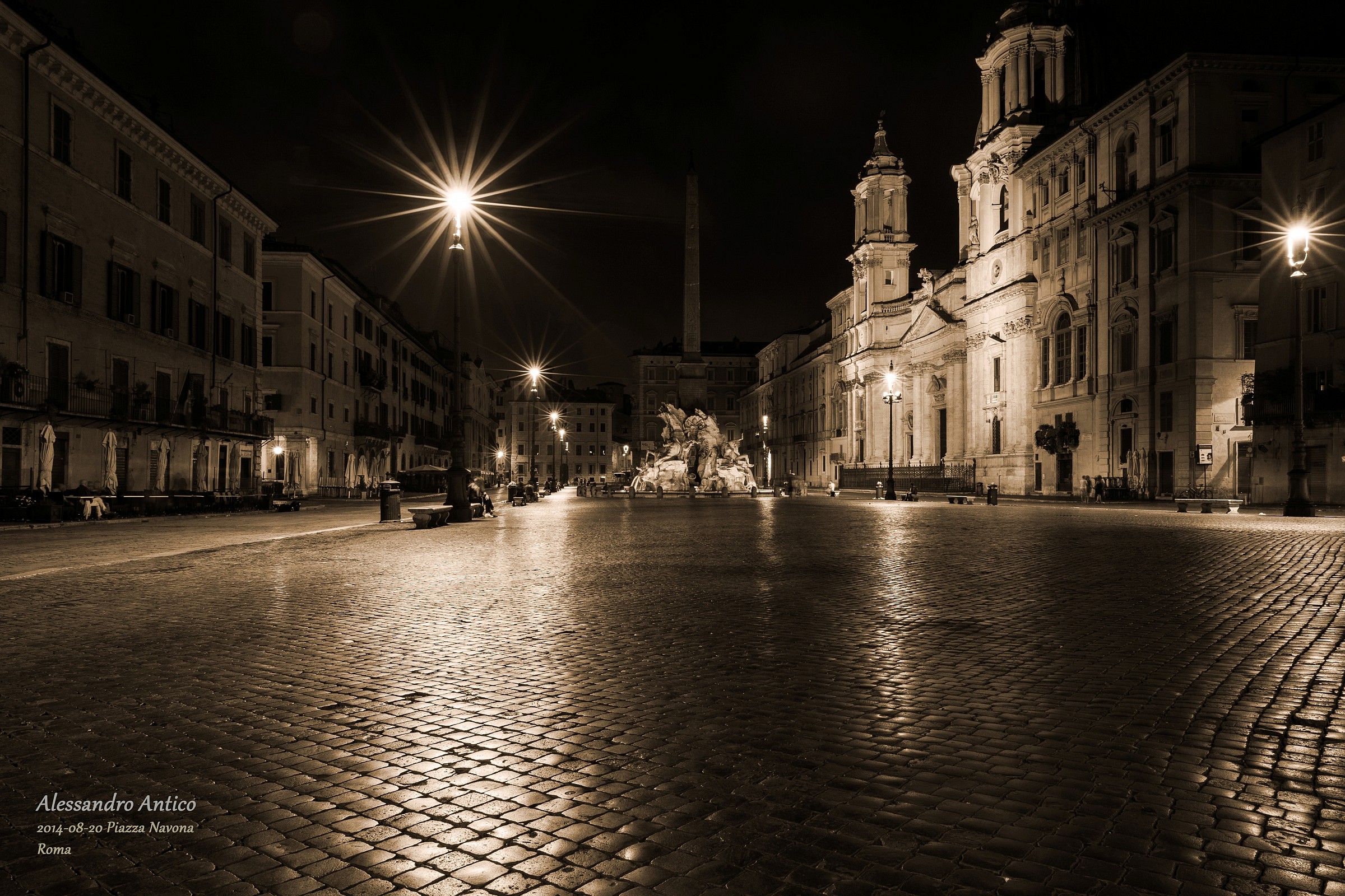 Piazza Navona by Night