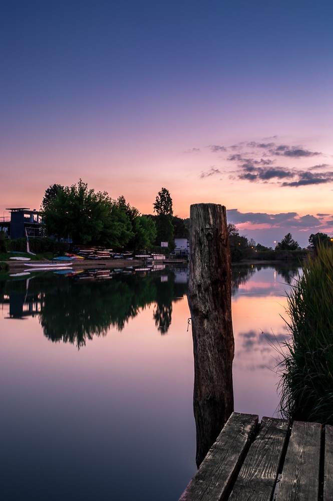 Tramonto sul bacchiglione