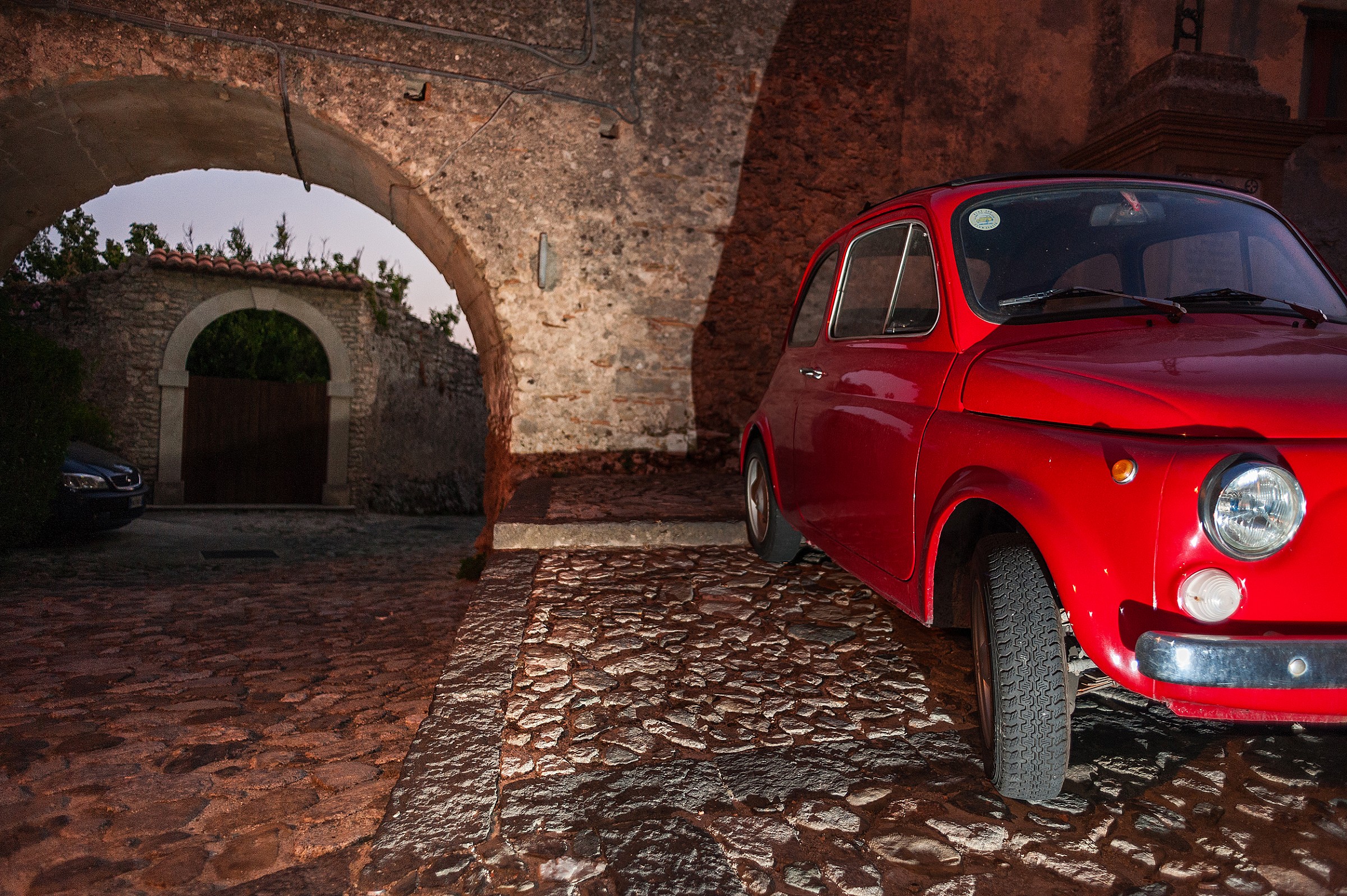 in the streets of Gerace