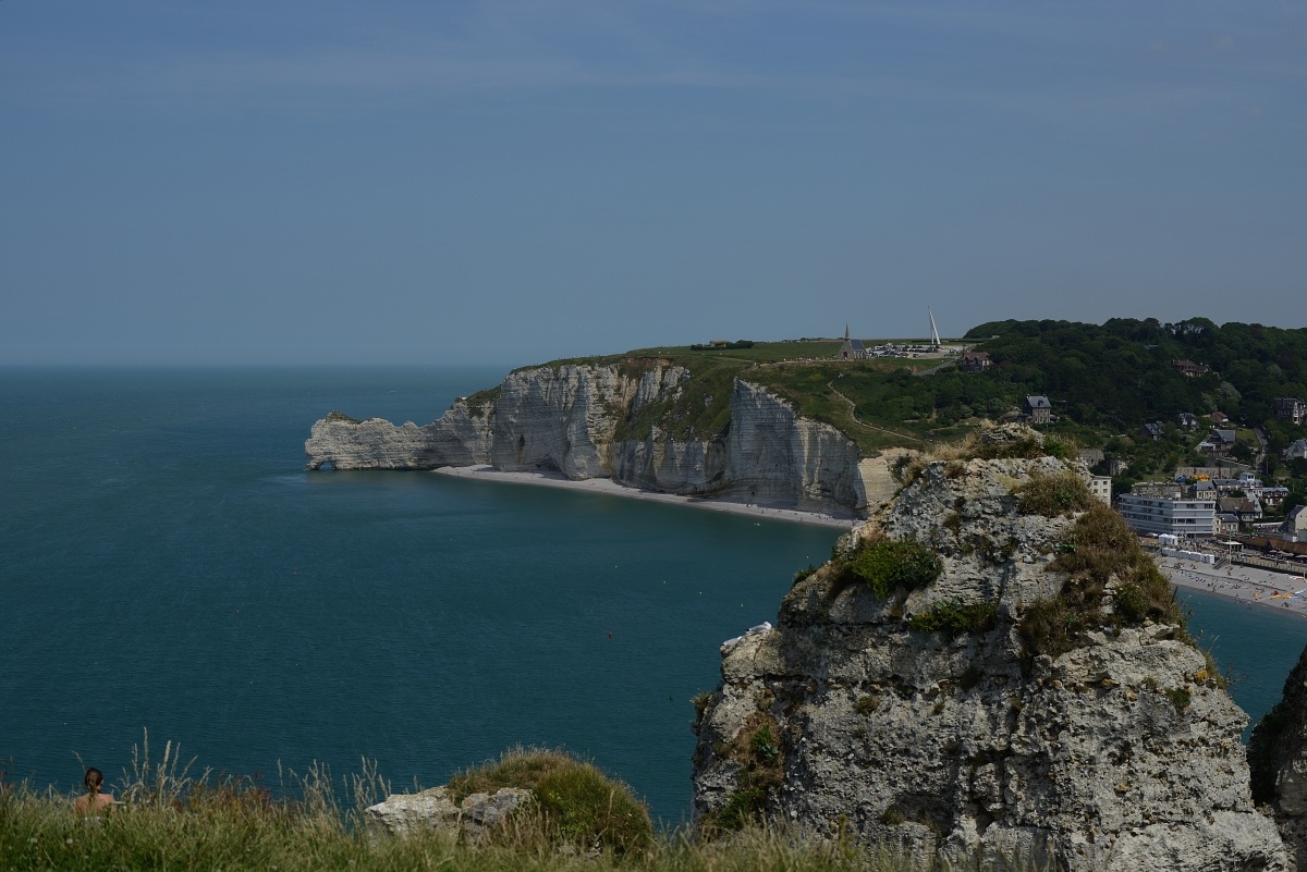 Etretat - Veduta dall'alto