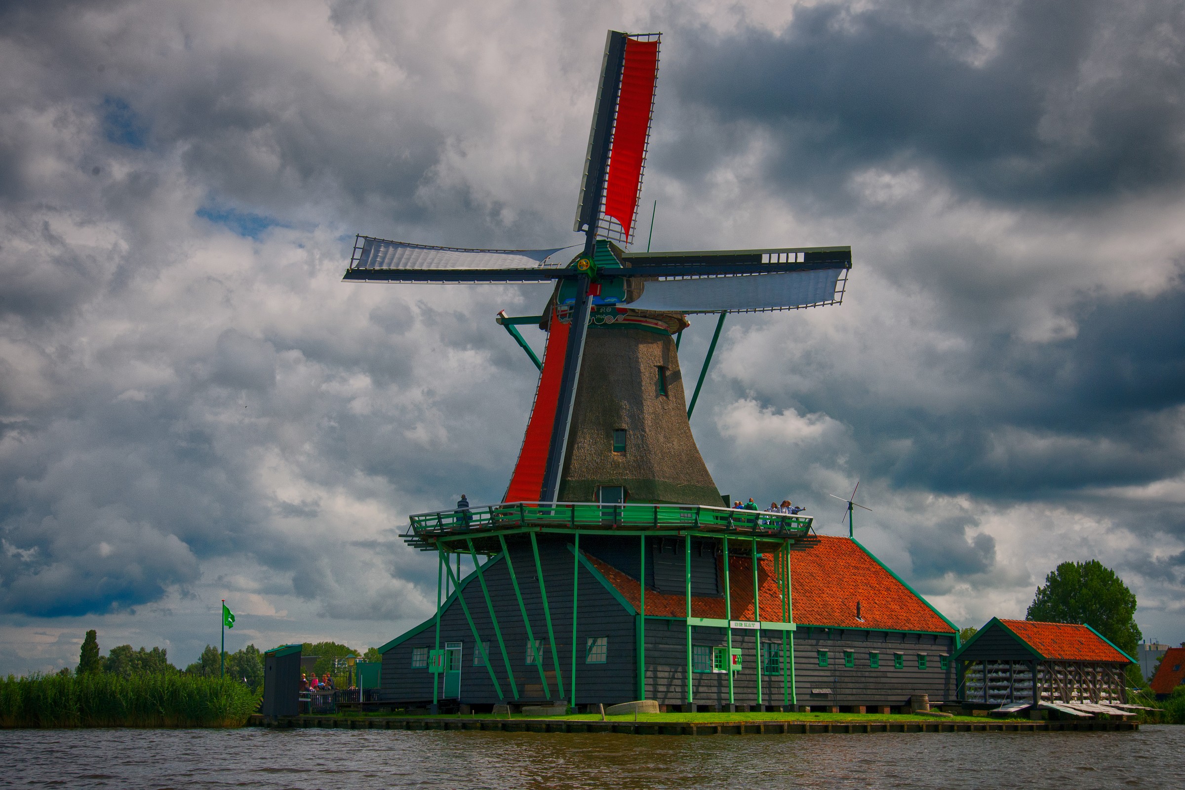 The windmills of Zaanse Schans