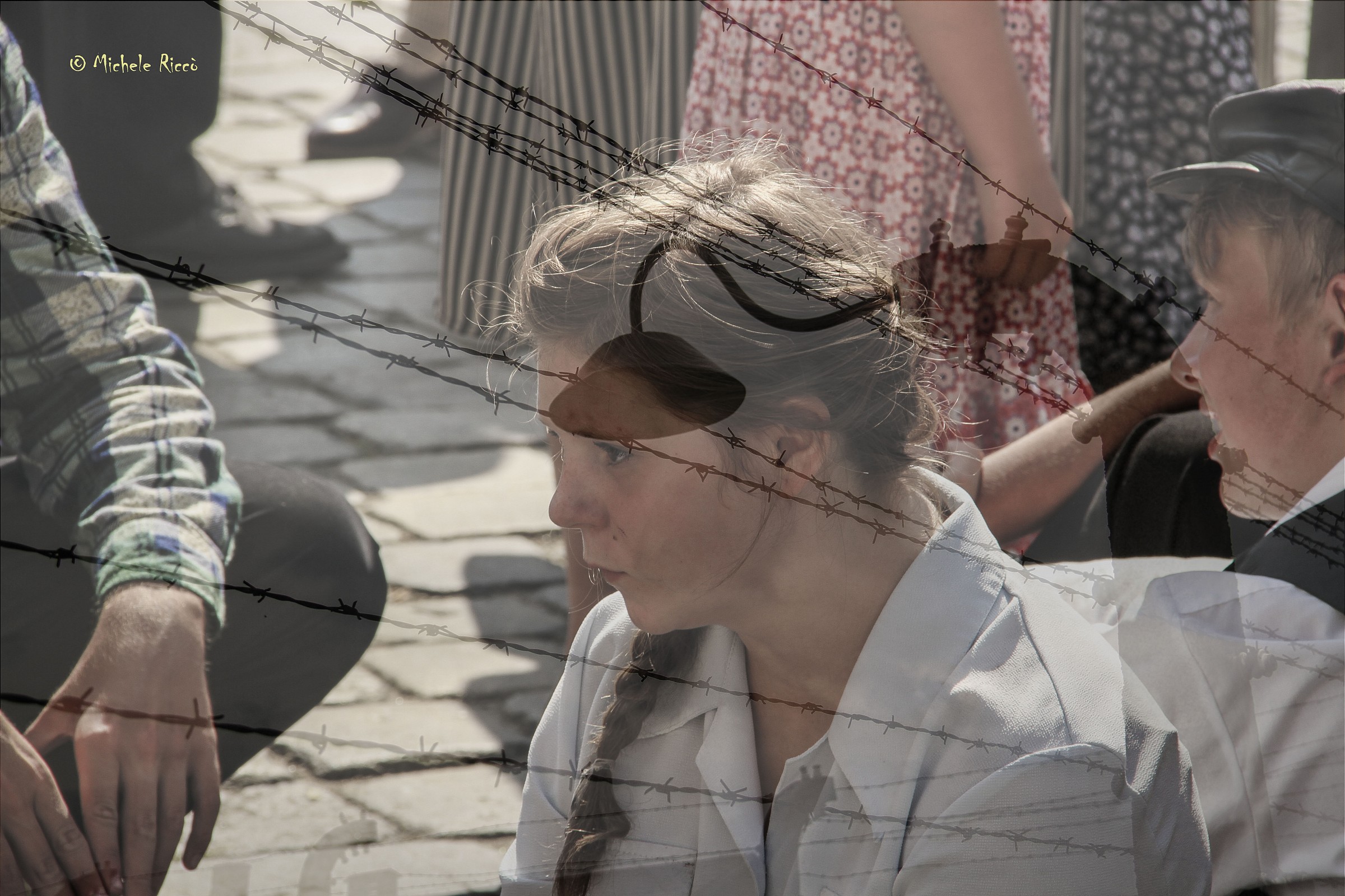 Polish Jews before entering auschwitz