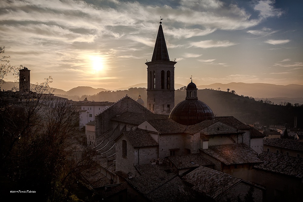Spoleto al tramonto