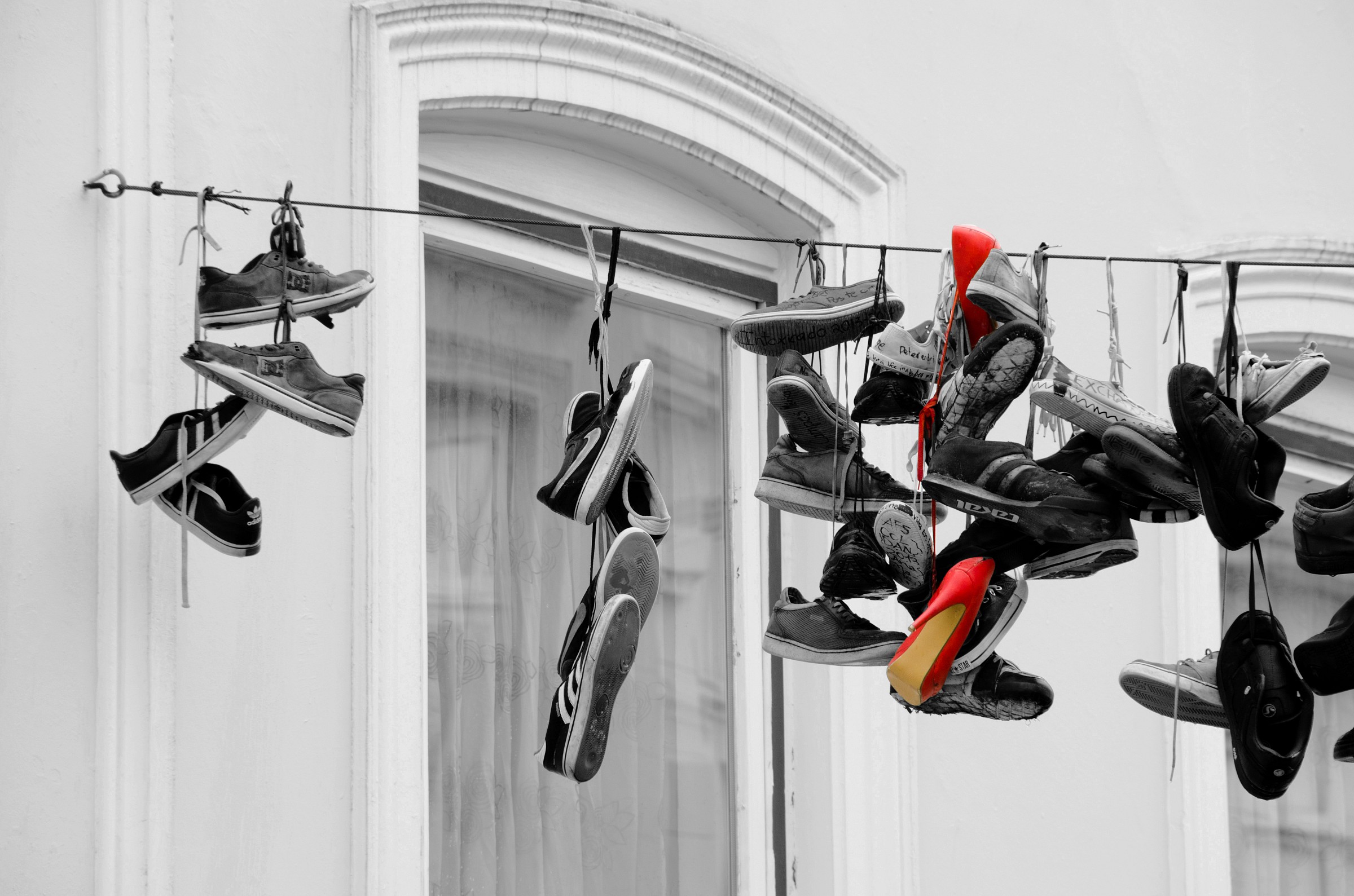 shoefiti in Flensburg - Germany