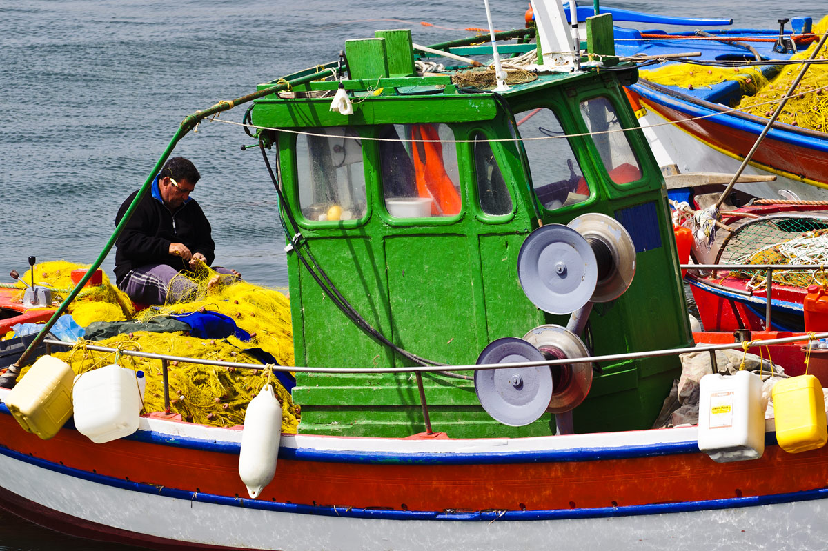 Fisherman in Crete.