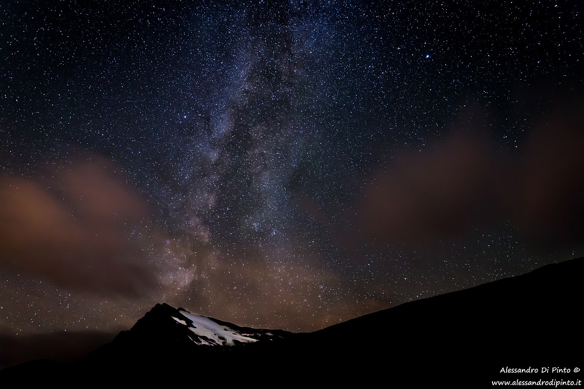 Starry on the ridge west of the Nivolet