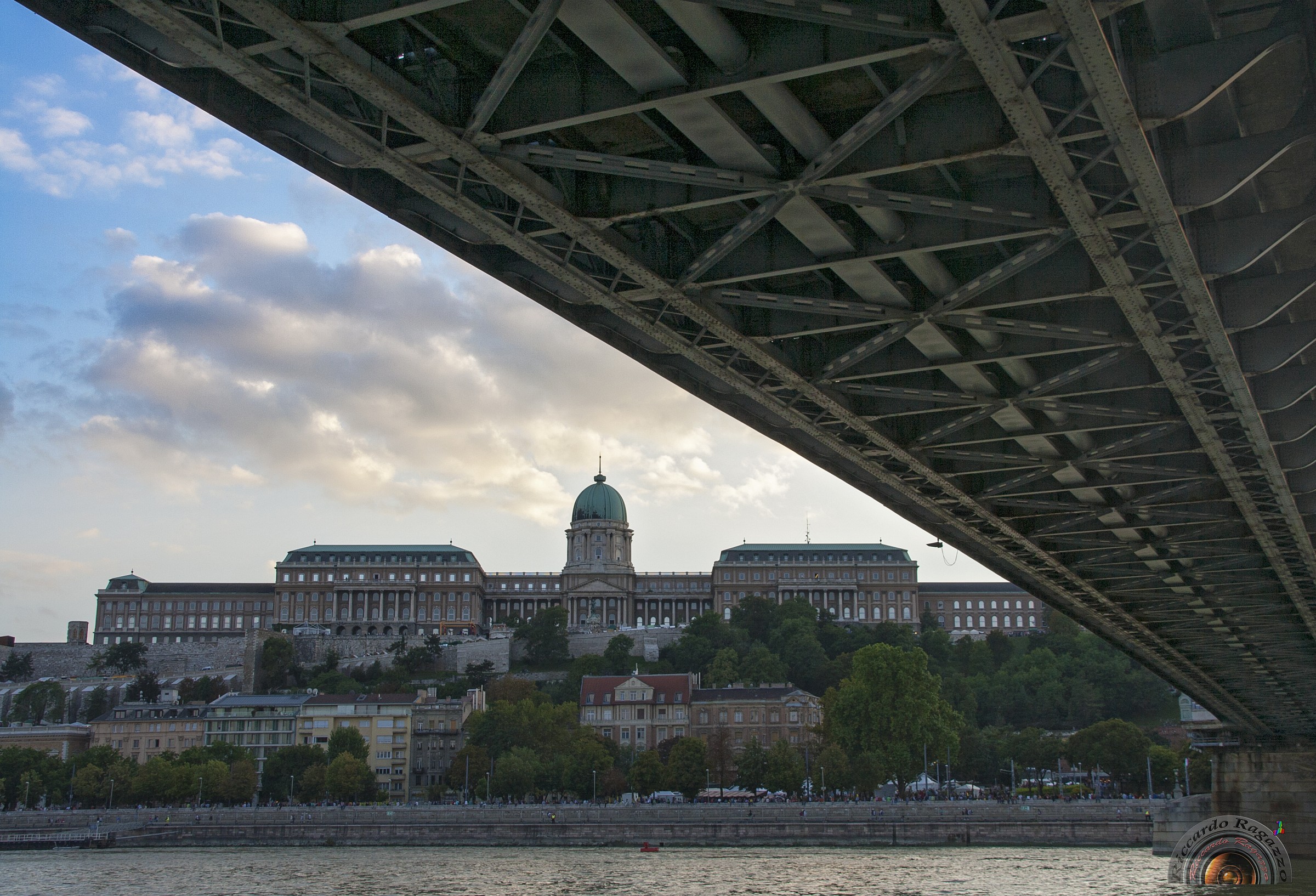 Budapest Chain Bridge from below