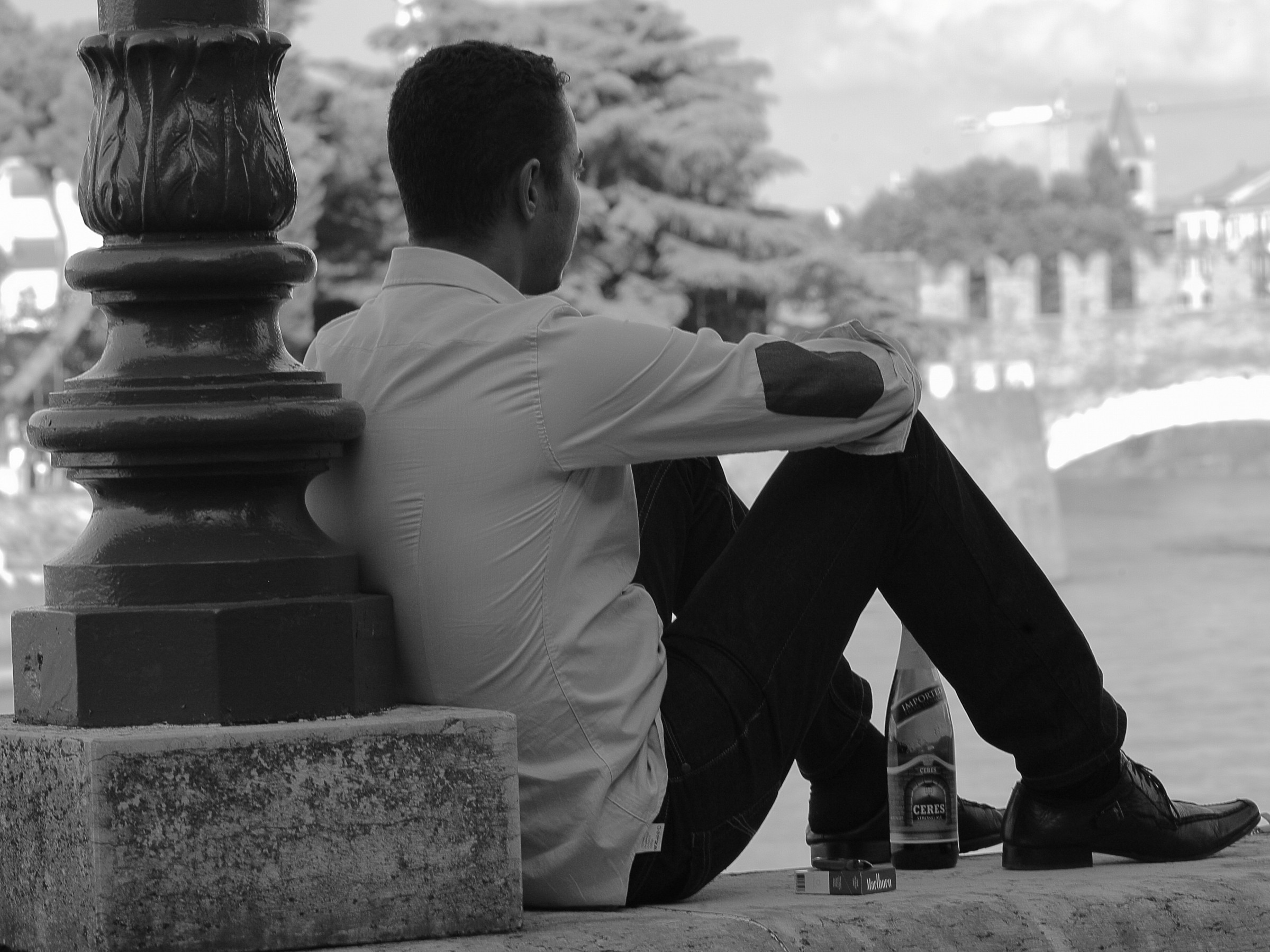 A marlboro, a beer and memories of home