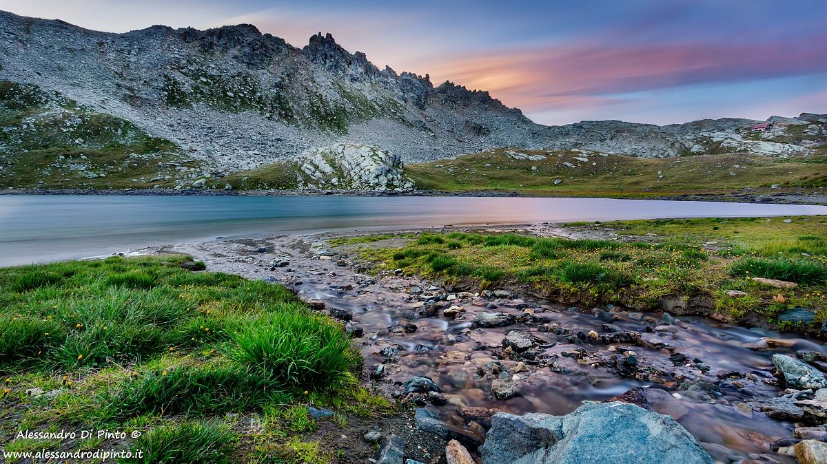 Sunrise on the hill Nivolet