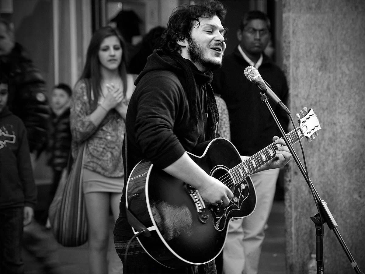 I sing ... for those who will listen to me