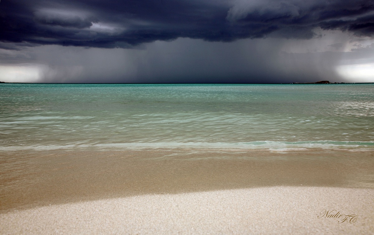 The beauty of the storm ..