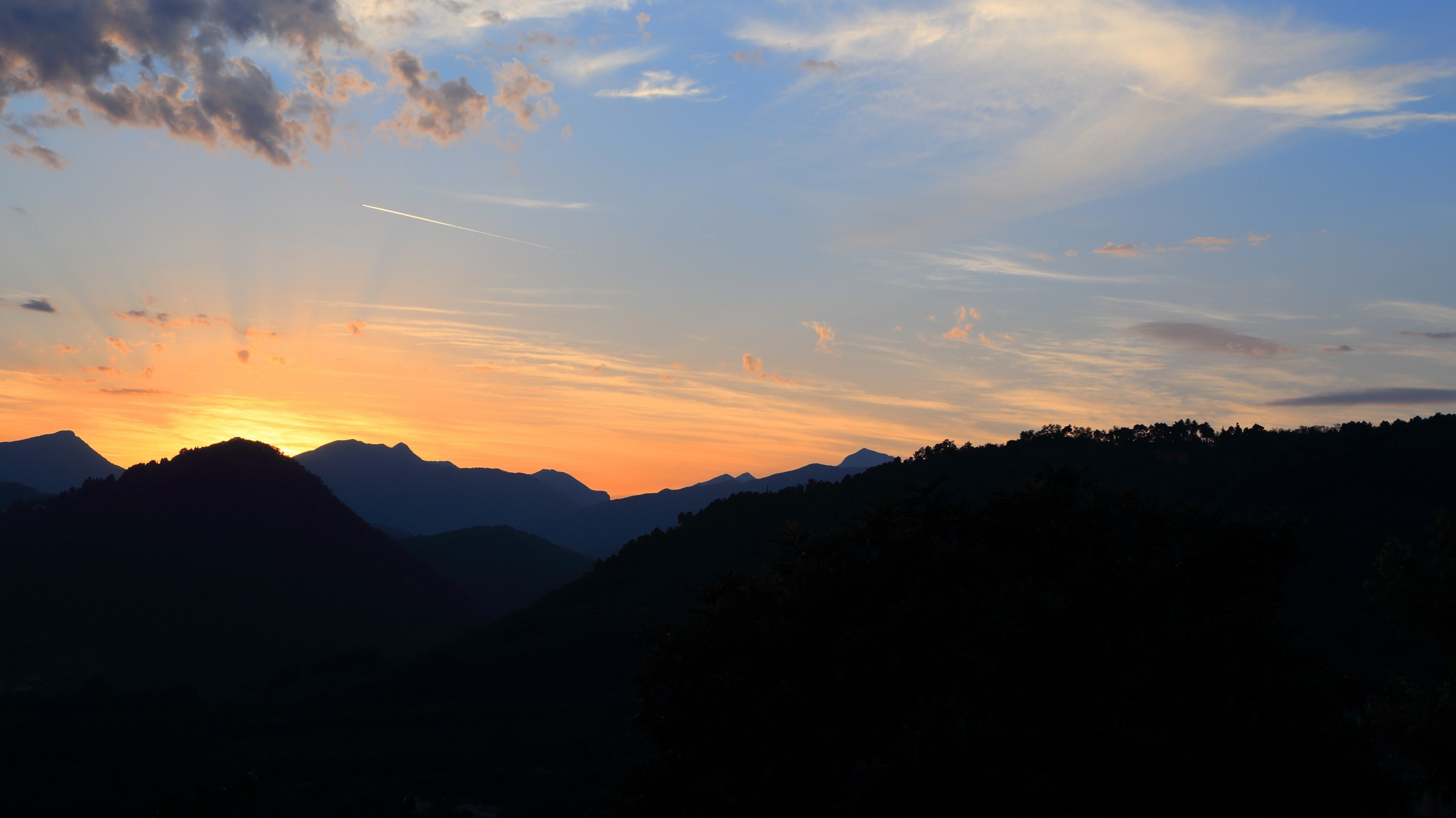 Il tramonto da Palmata