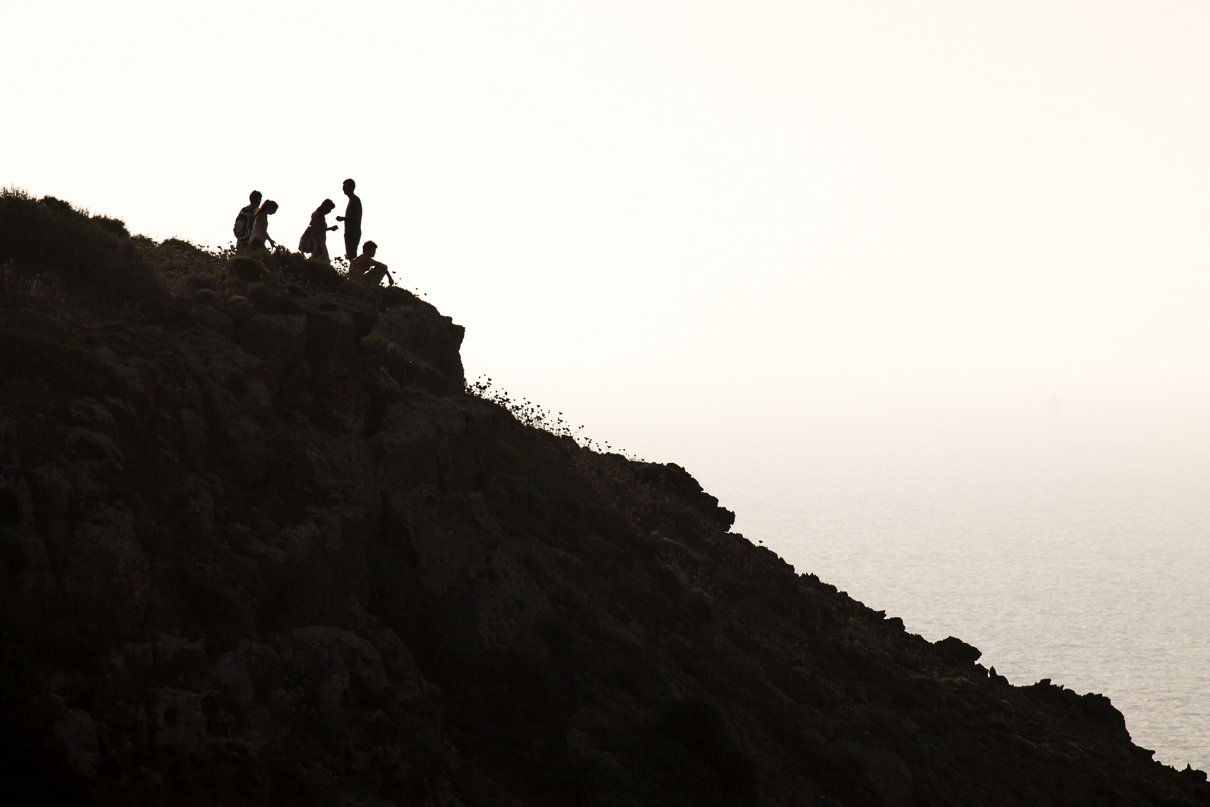 Punta Nasca all'isola di San Pietro