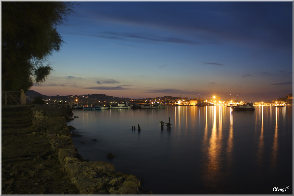 Portoferraio in the night