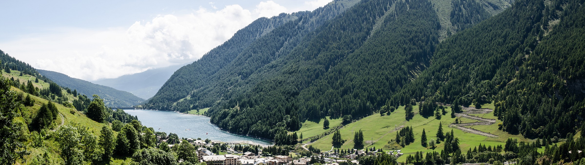 Lake view from Col Agnel