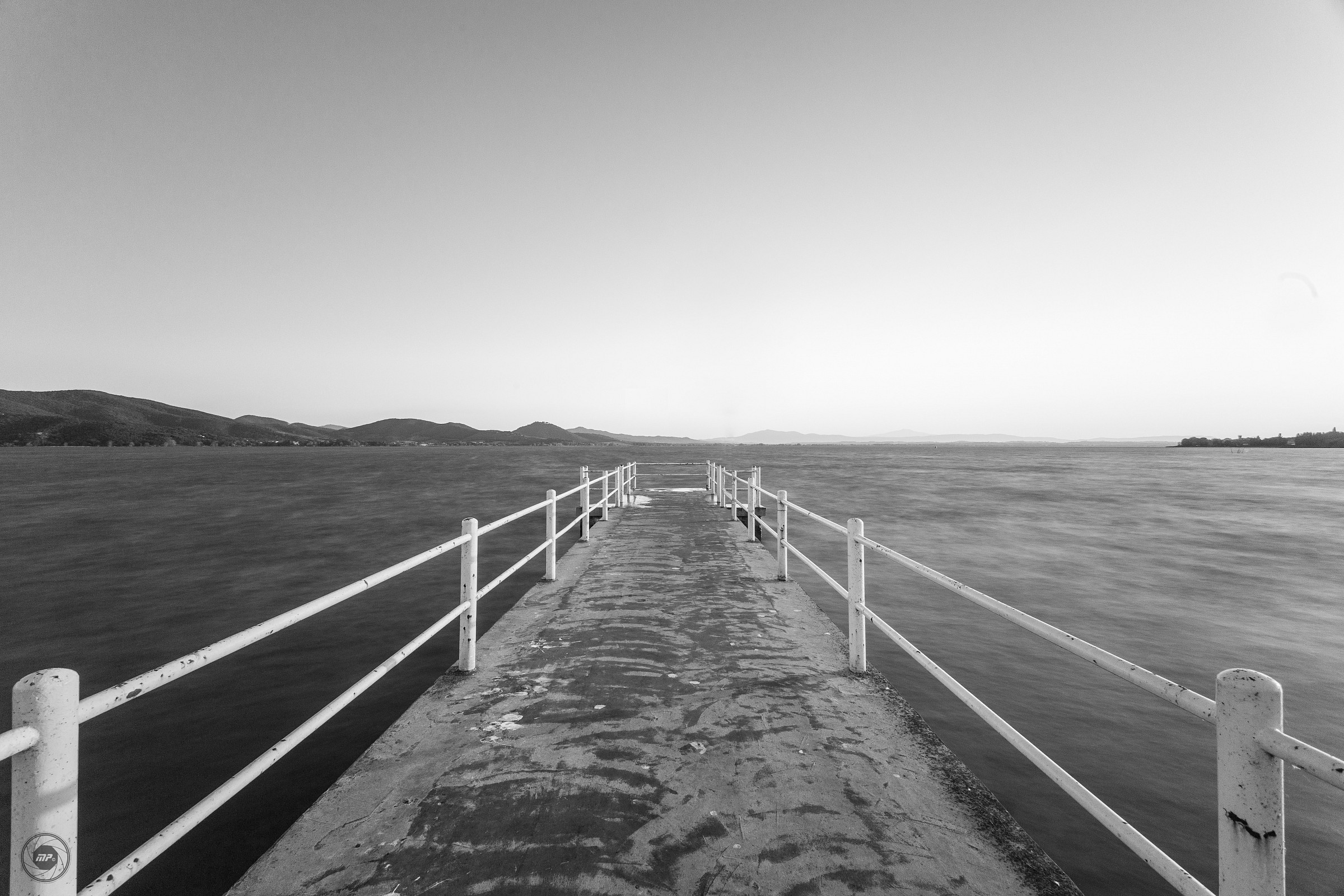 Jetty Passignano sul Trasimeno B & W