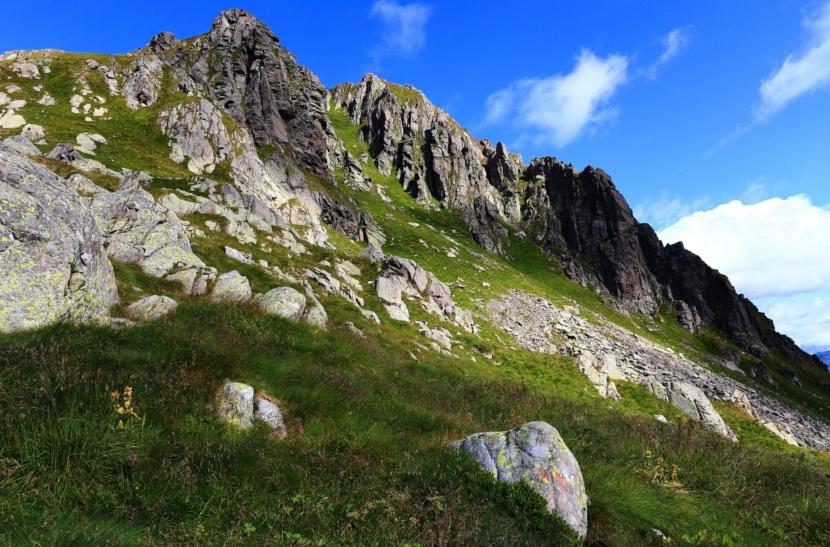 La cima di Moregna (catena del Lagorai)