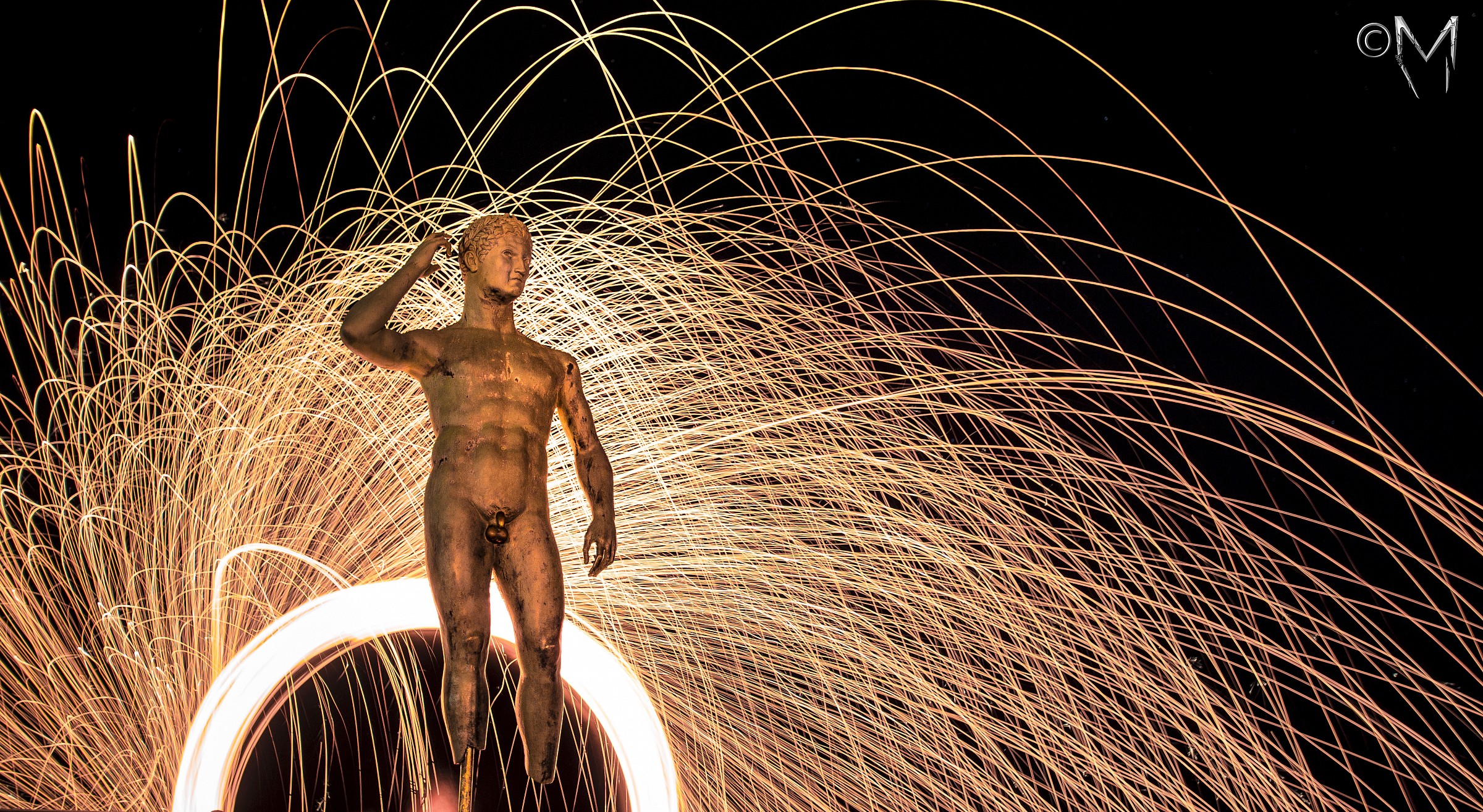 will the flames at last consume him?