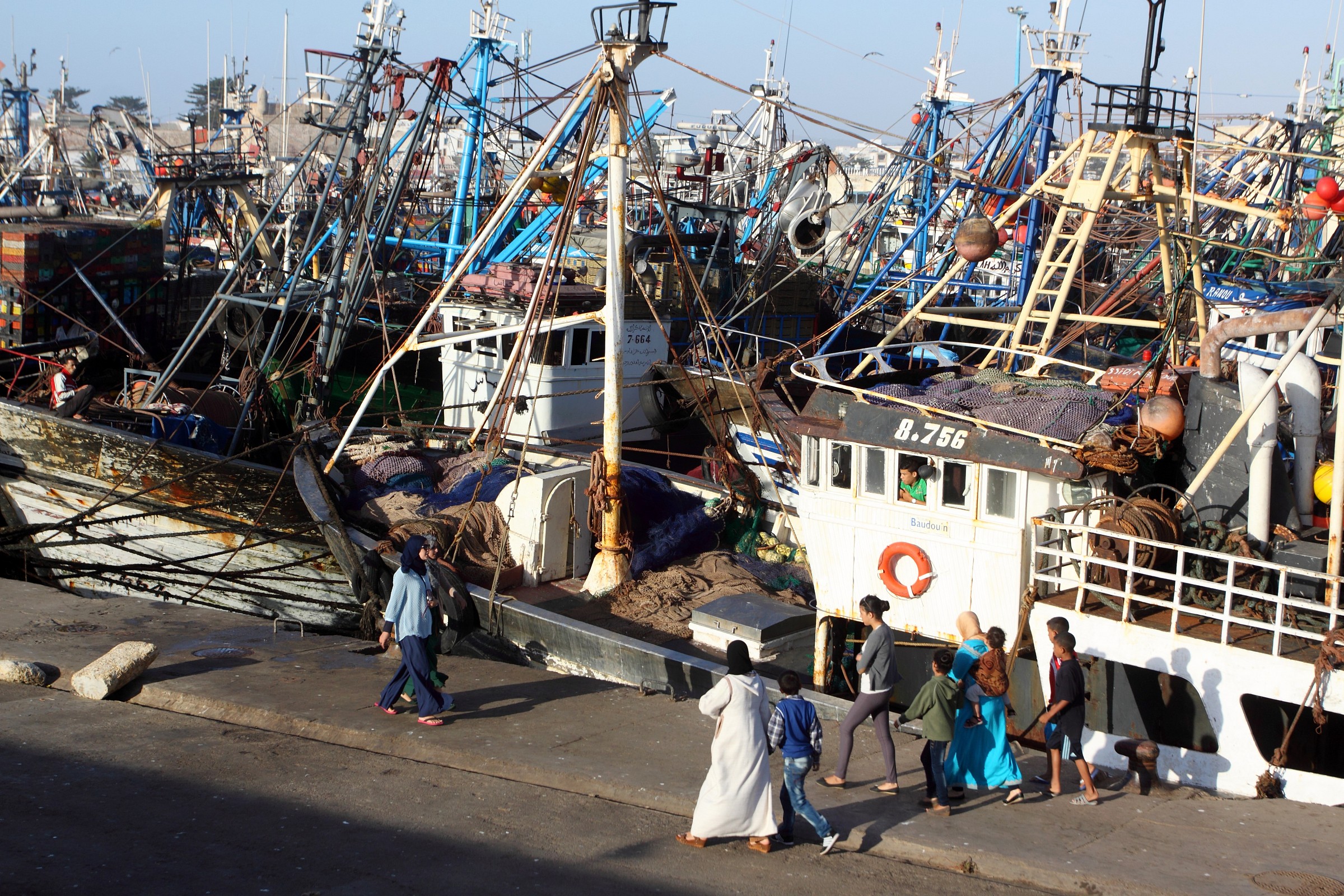 Moor at the port of Essaouira