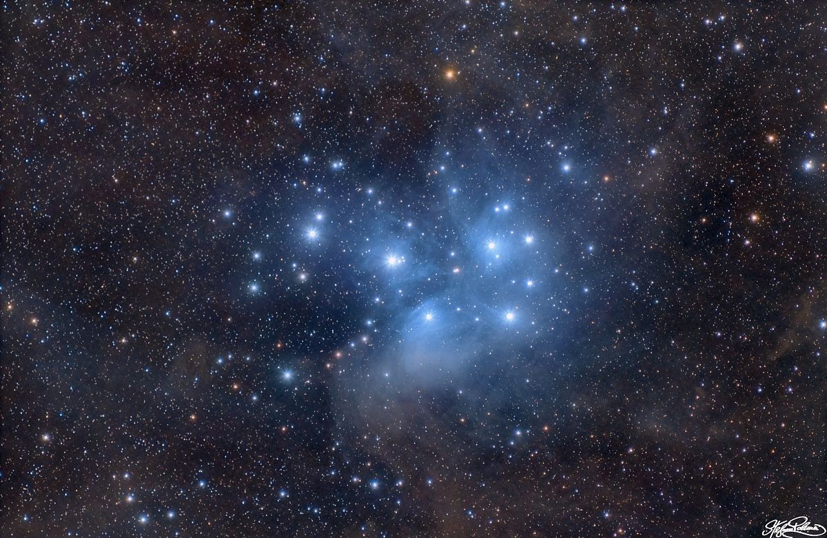 Pleiades in the clouds II