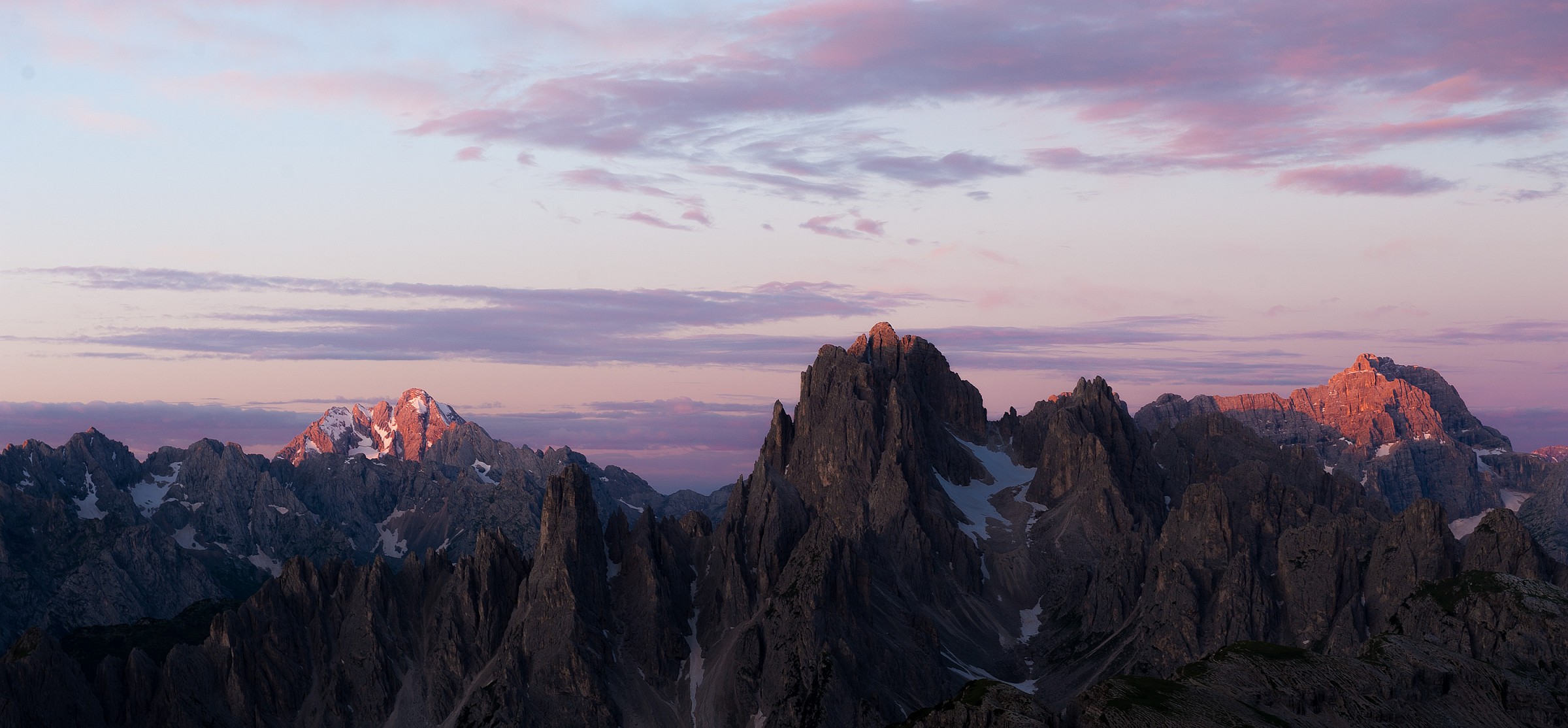 Sunrise at Lavaredo