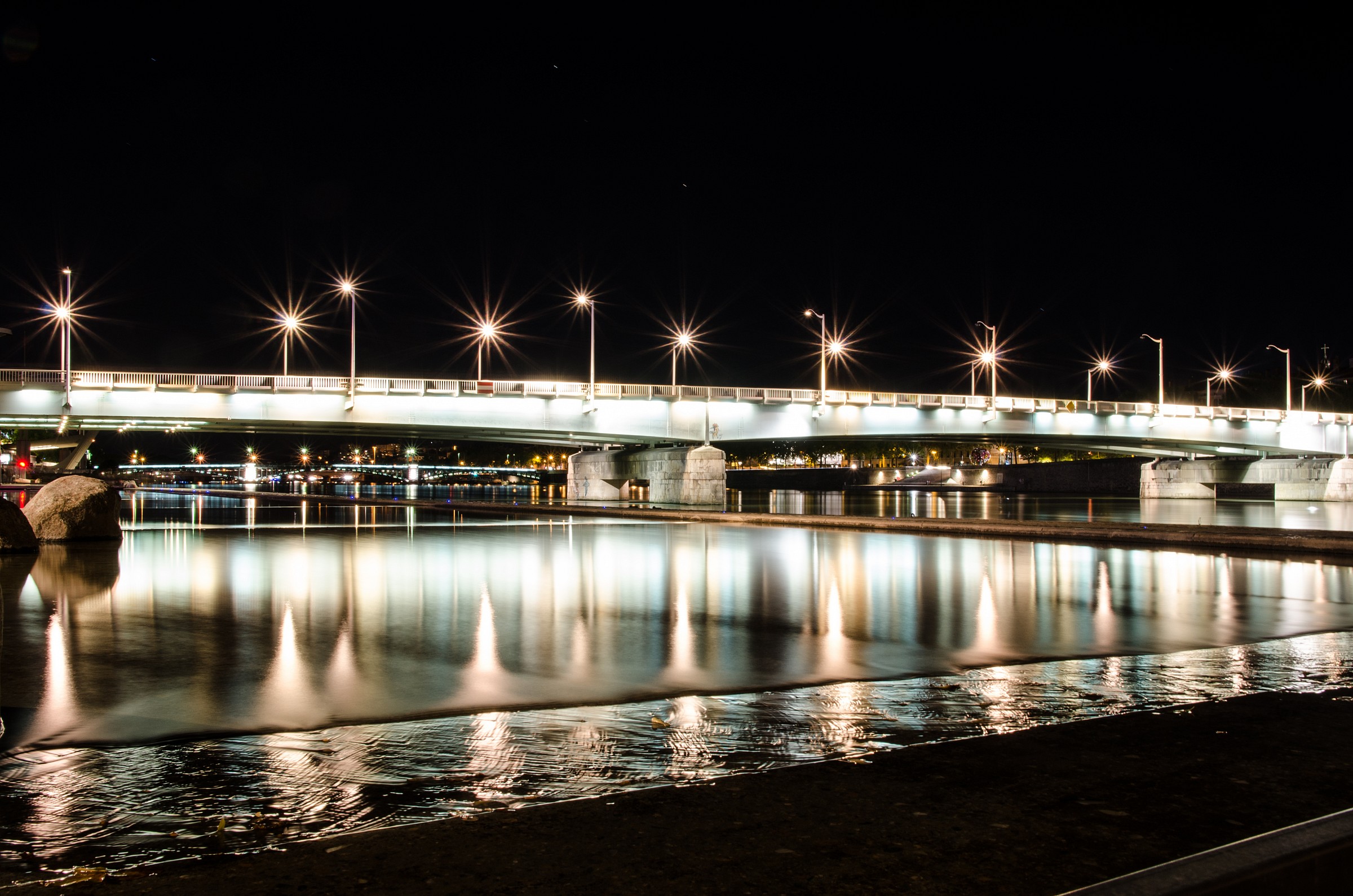 Lyon on the banks of the Rhone