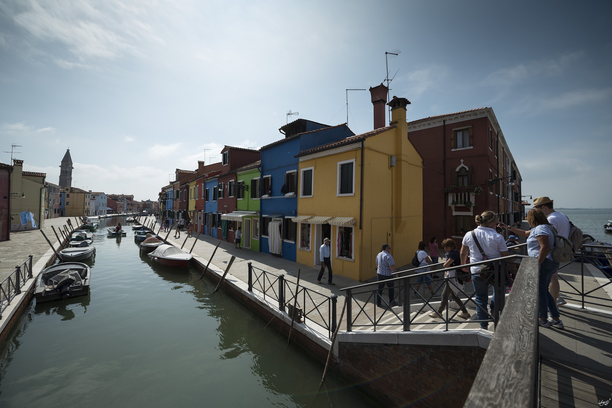 Burano con campanile pendente