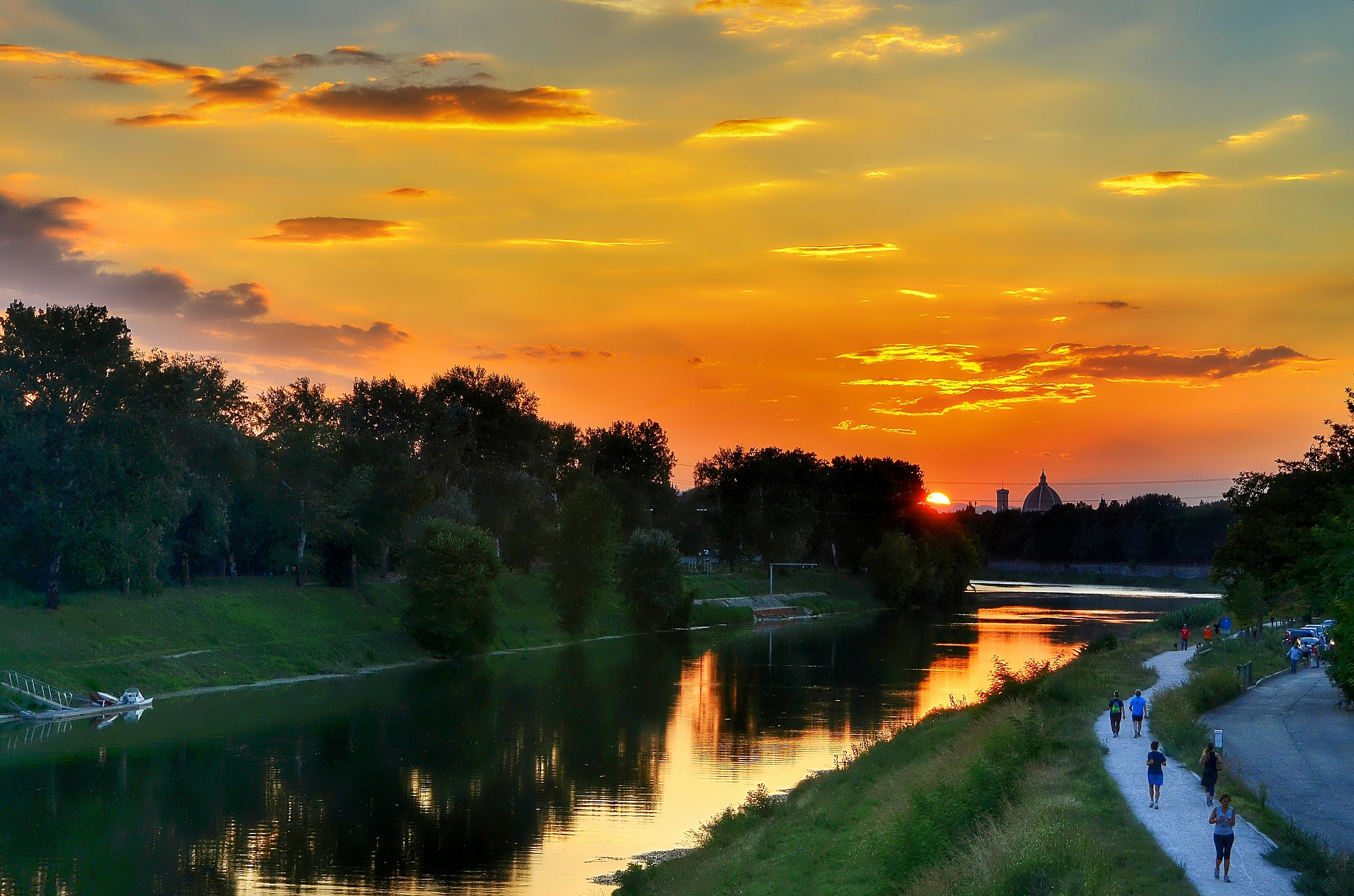 Towards Florence ...