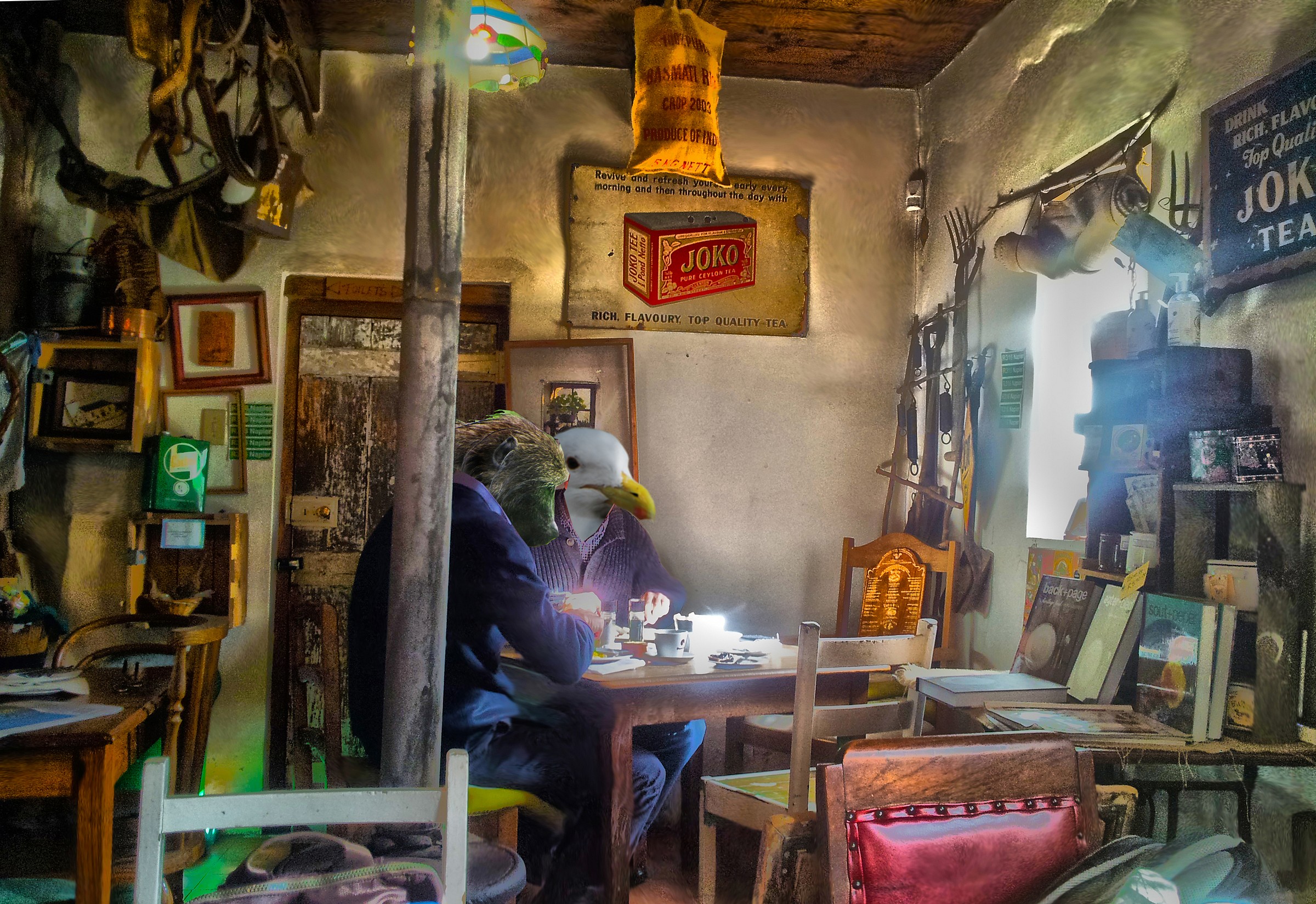 "Freaky questa bistecca, isn'it vero?" "N...