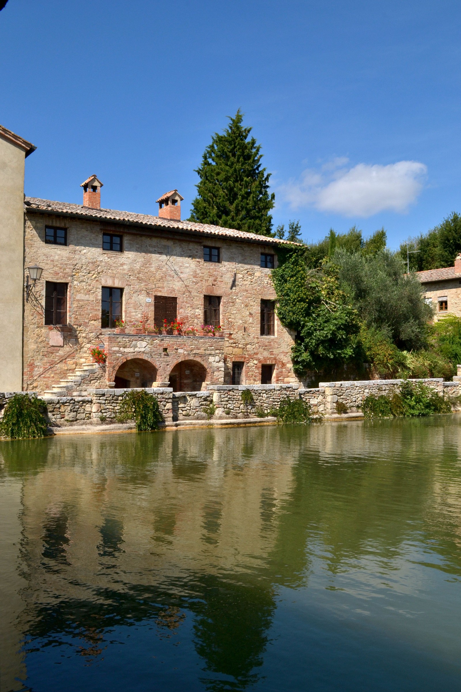 La vasca di Bagno Vignoni