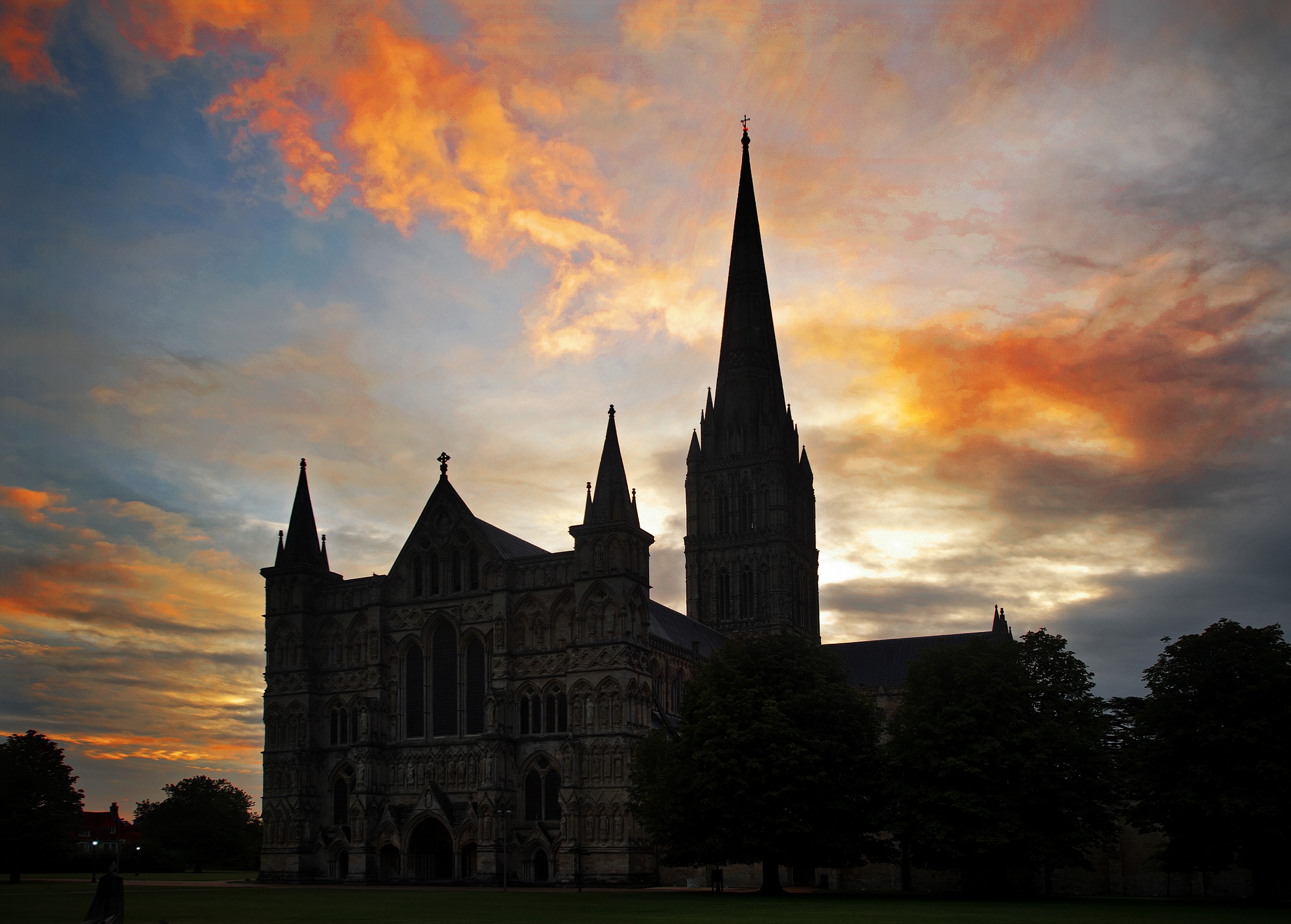 Salisbury Cathedral sunrise