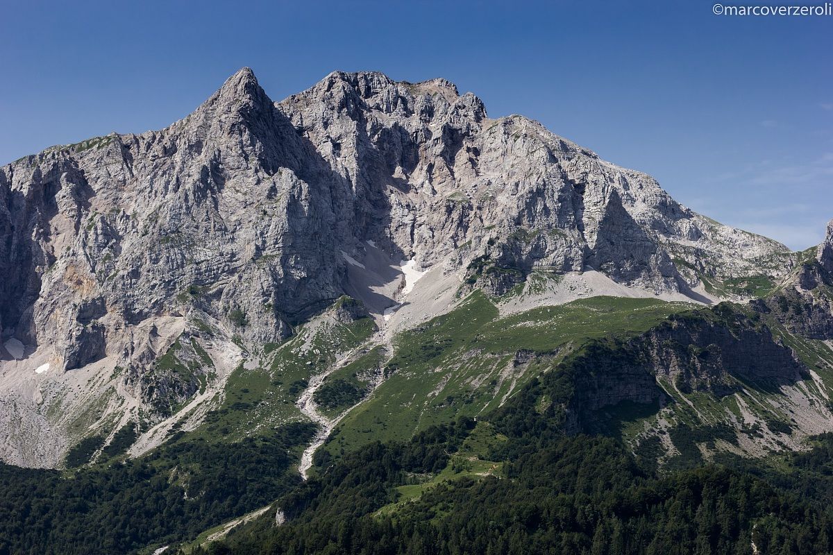 A serene view of Pizzo Arera